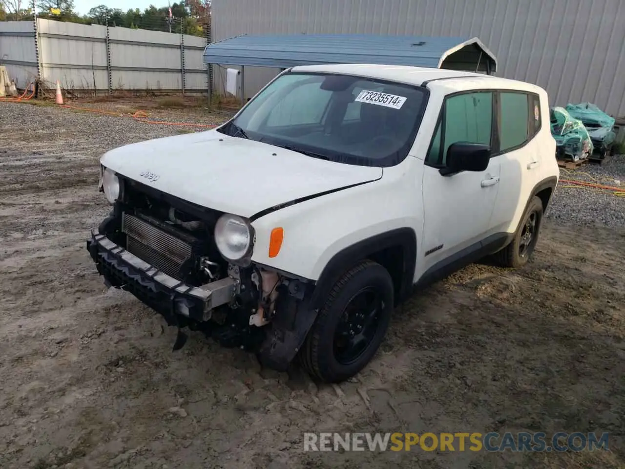1 Photograph of a damaged car ZACNJAAB7LPL00686 JEEP RENEGADE 2020