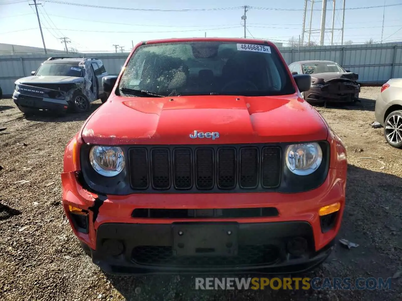 5 Фотография поврежденного автомобиля ZACNJAAB7LPL92690 JEEP RENEGADE 2020