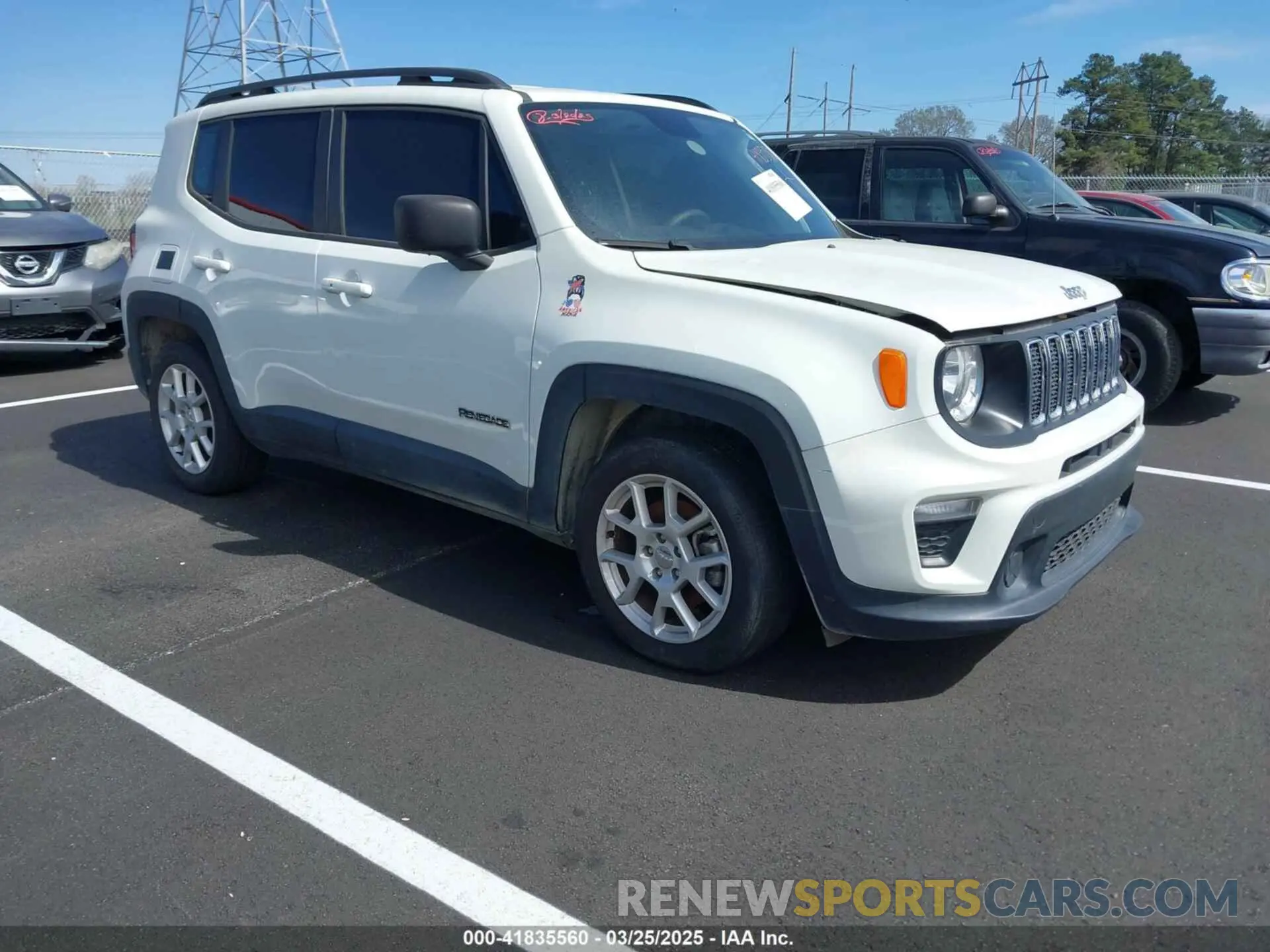1 Фотография поврежденного автомобиля ZACNJAAB8LPK96809 JEEP RENEGADE 2020