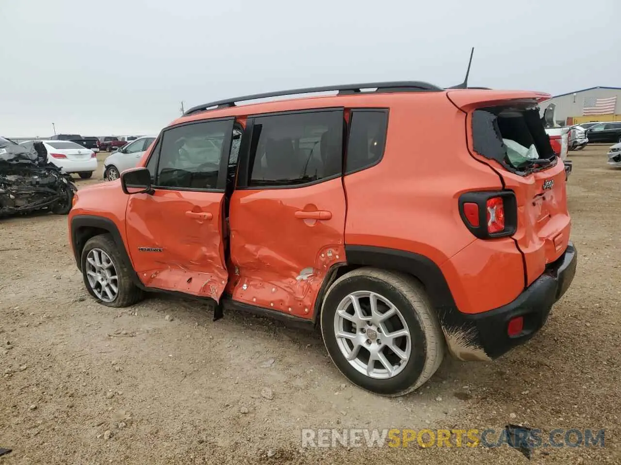 2 Фотография поврежденного автомобиля ZACNJAB13LPM09023 JEEP RENEGADE 2020