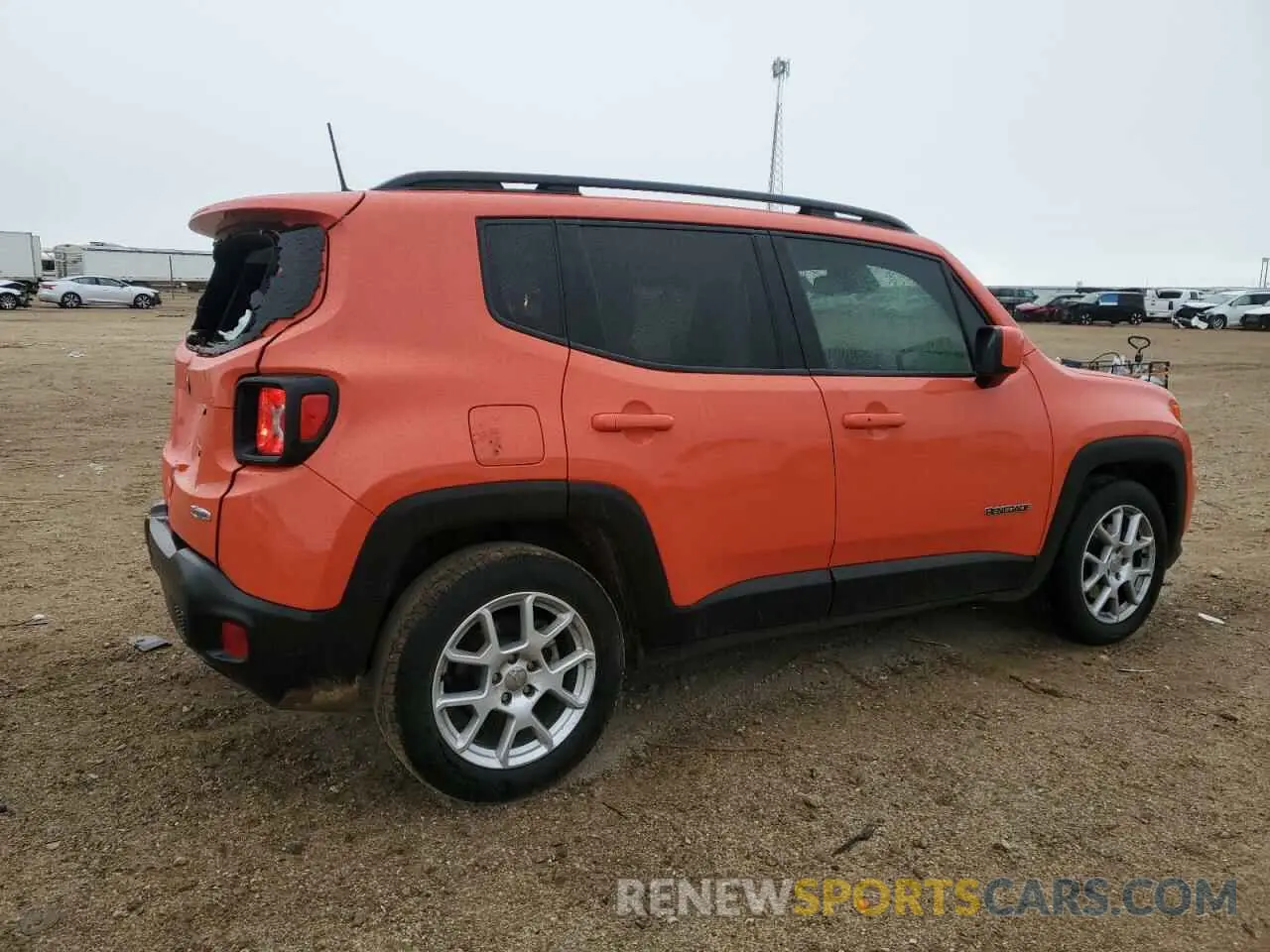 3 Фотография поврежденного автомобиля ZACNJAB13LPM09023 JEEP RENEGADE 2020