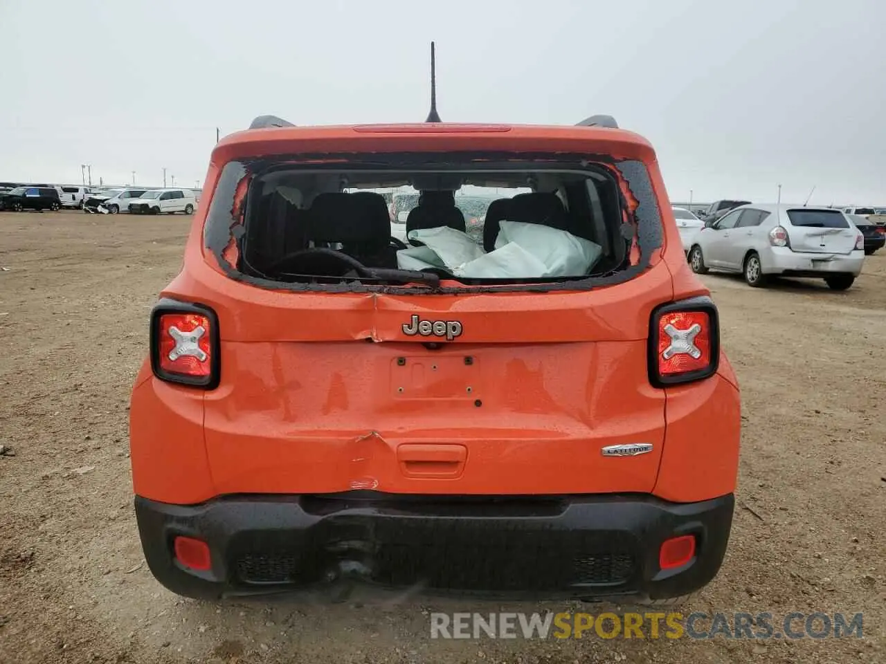 6 Фотография поврежденного автомобиля ZACNJAB13LPM09023 JEEP RENEGADE 2020