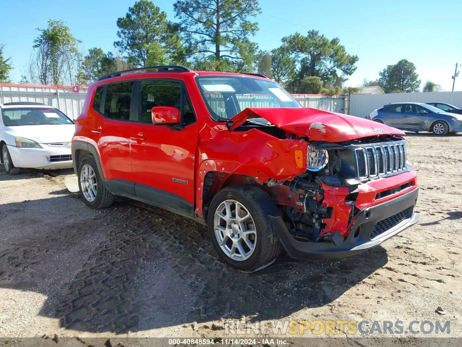 1 Фотография поврежденного автомобиля ZACNJABB0LPL21197 JEEP RENEGADE 2020