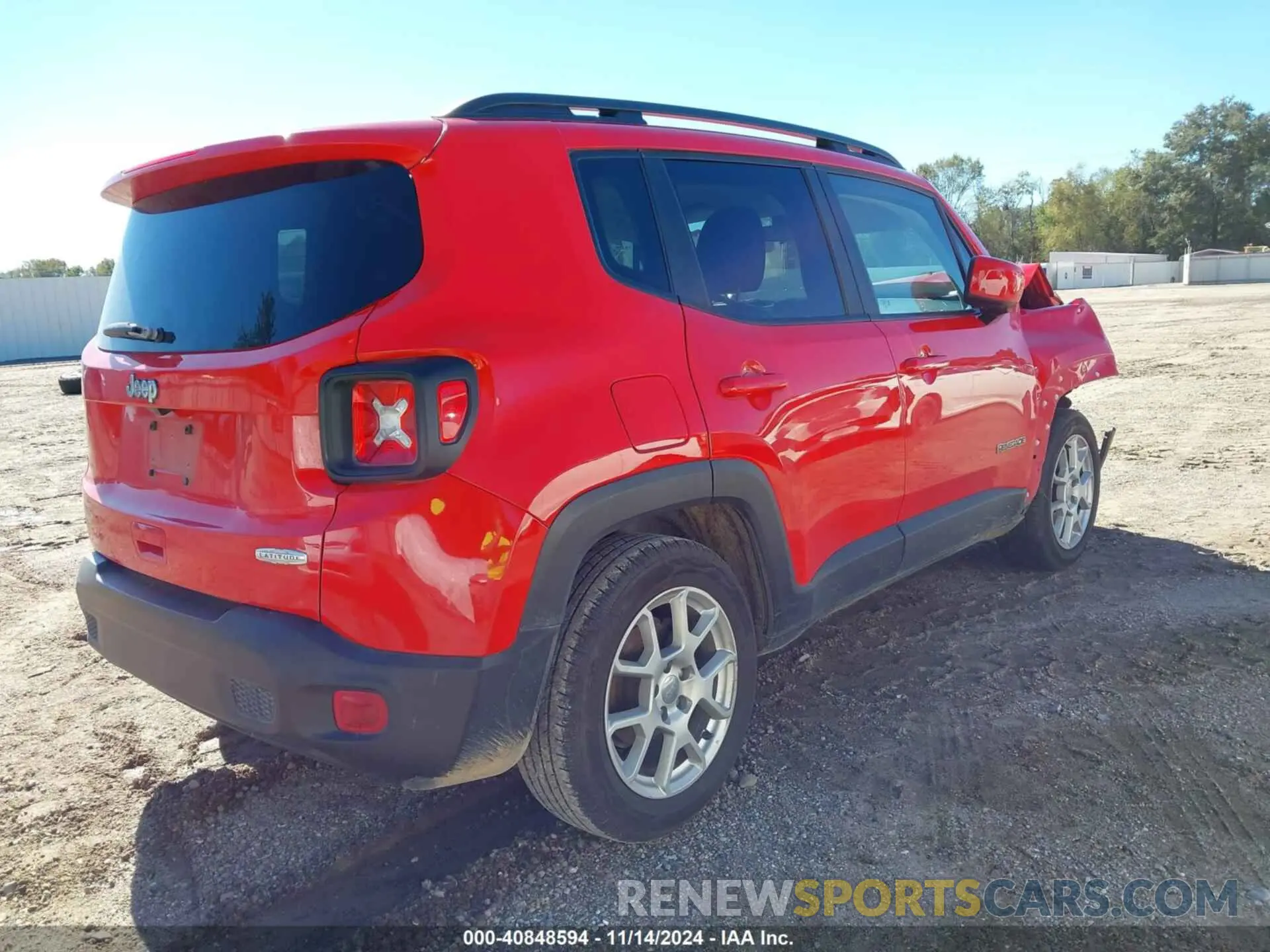 4 Фотография поврежденного автомобиля ZACNJABB0LPL21197 JEEP RENEGADE 2020