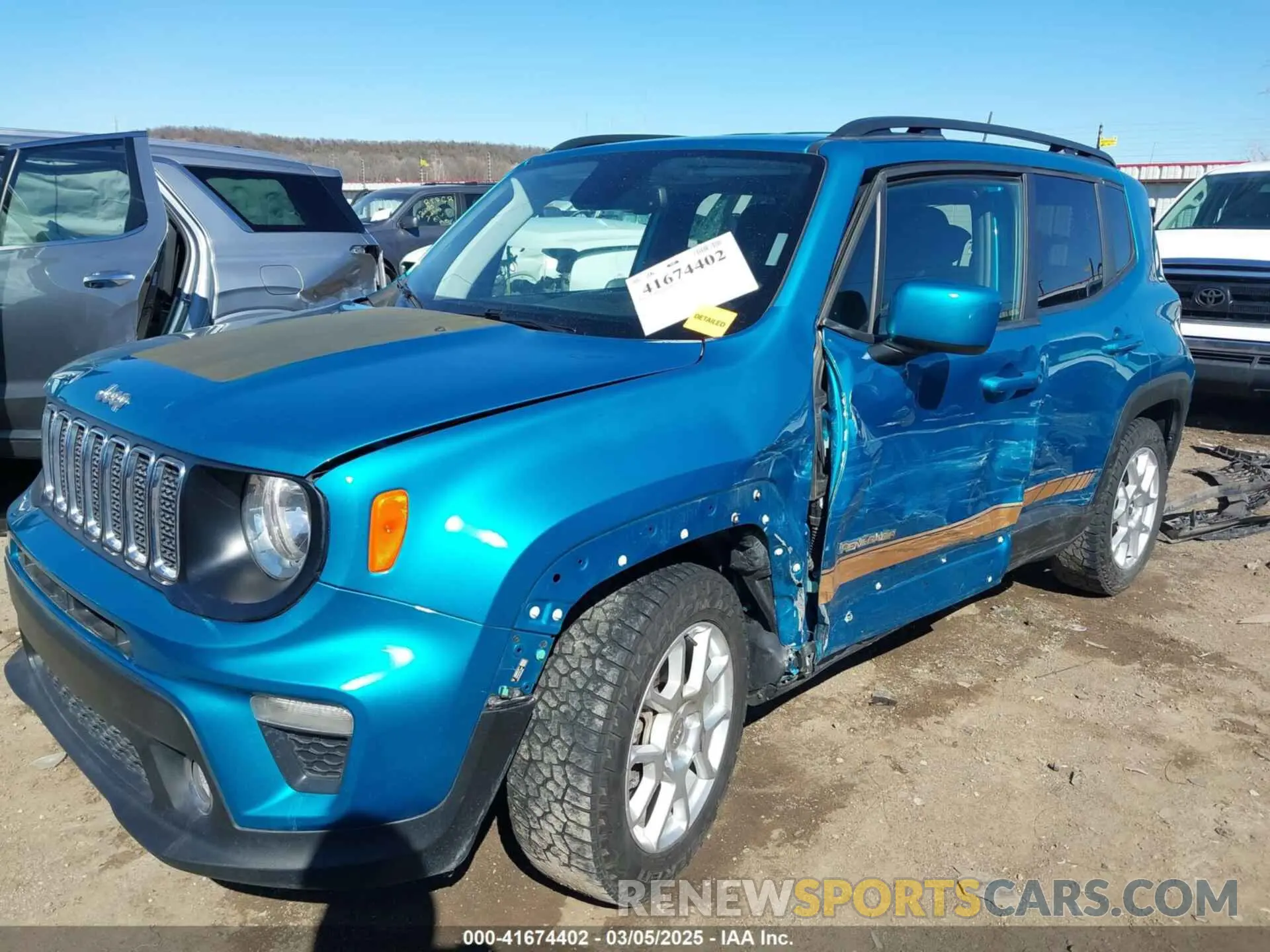 6 Фотография поврежденного автомобиля ZACNJABB0LPL85188 JEEP RENEGADE 2020