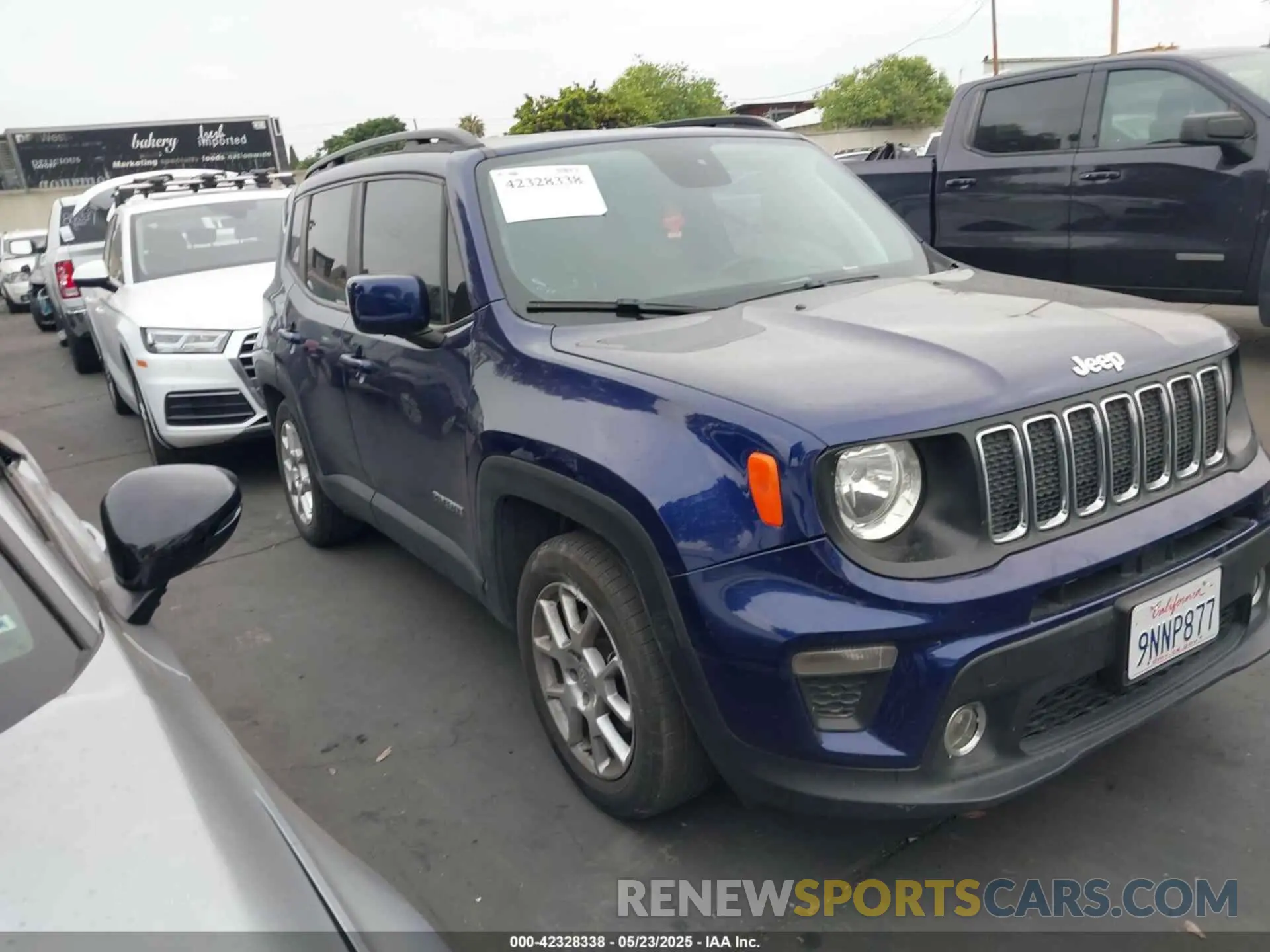 1 Photograph of a damaged car ZACNJABB0LPL90620 JEEP RENEGADE 2020