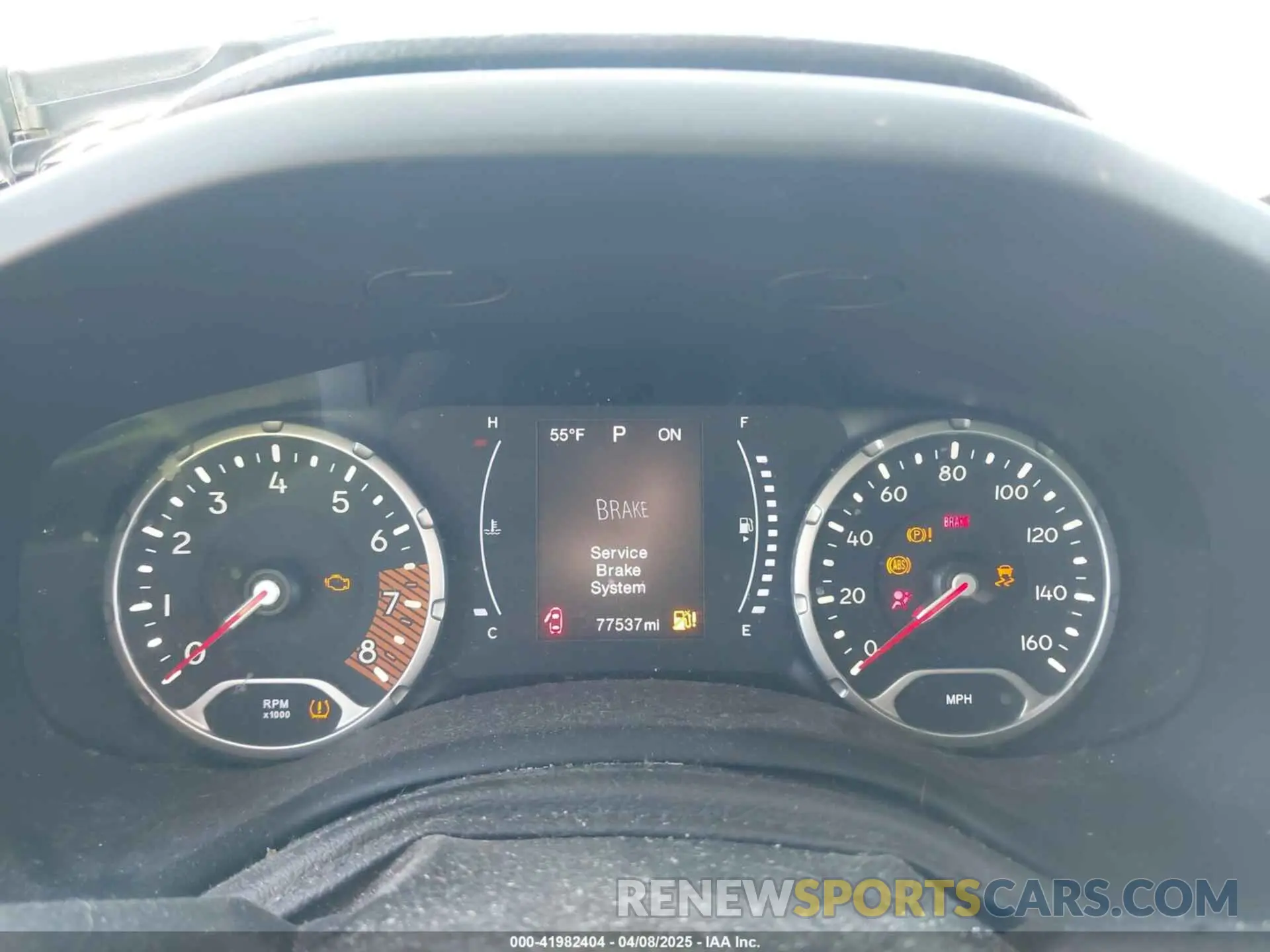 7 Photograph of a damaged car ZACNJABB1LPL44438 JEEP RENEGADE 2020