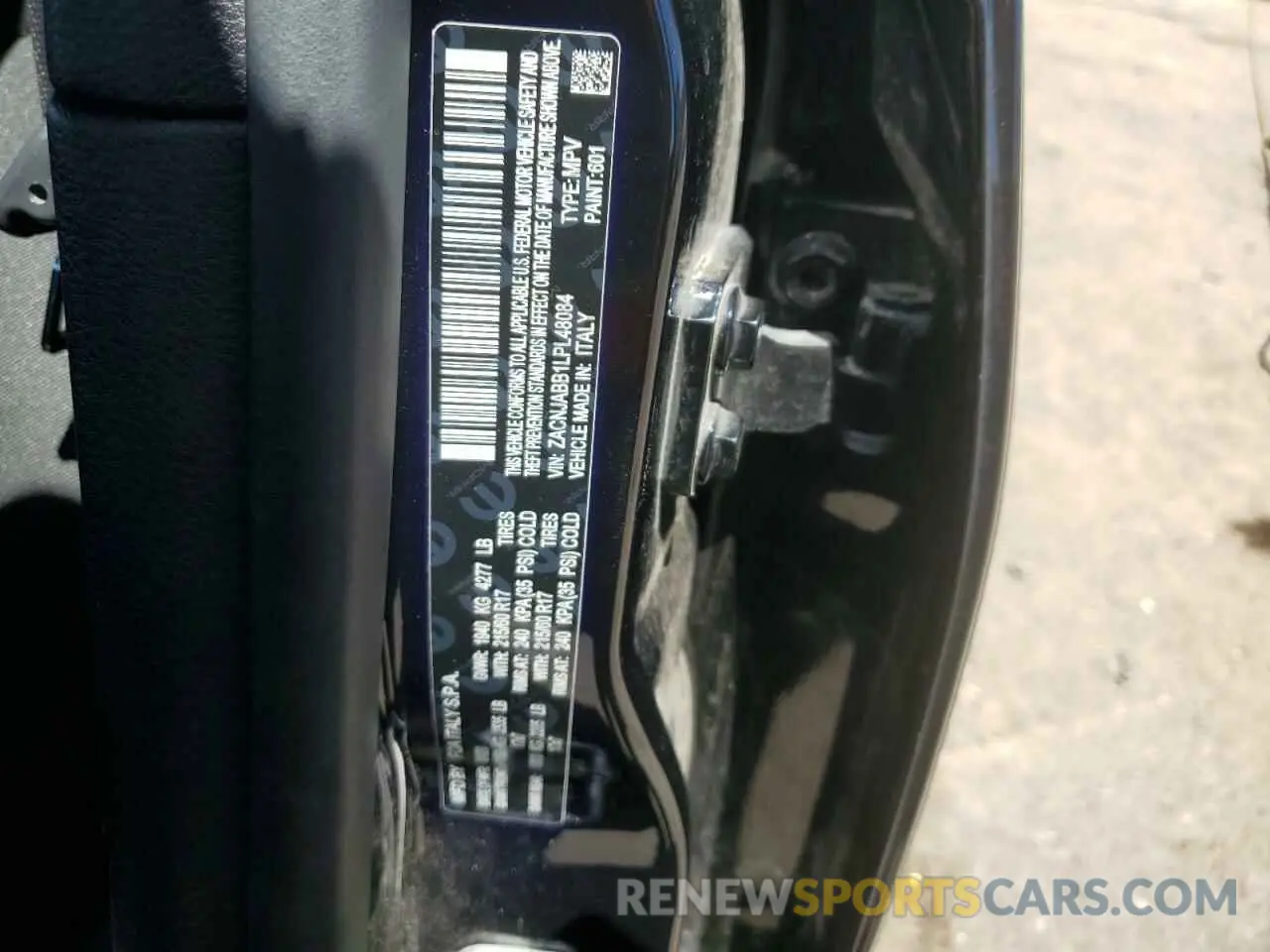 13 Photograph of a damaged car ZACNJABB1LPL48084 JEEP RENEGADE 2020