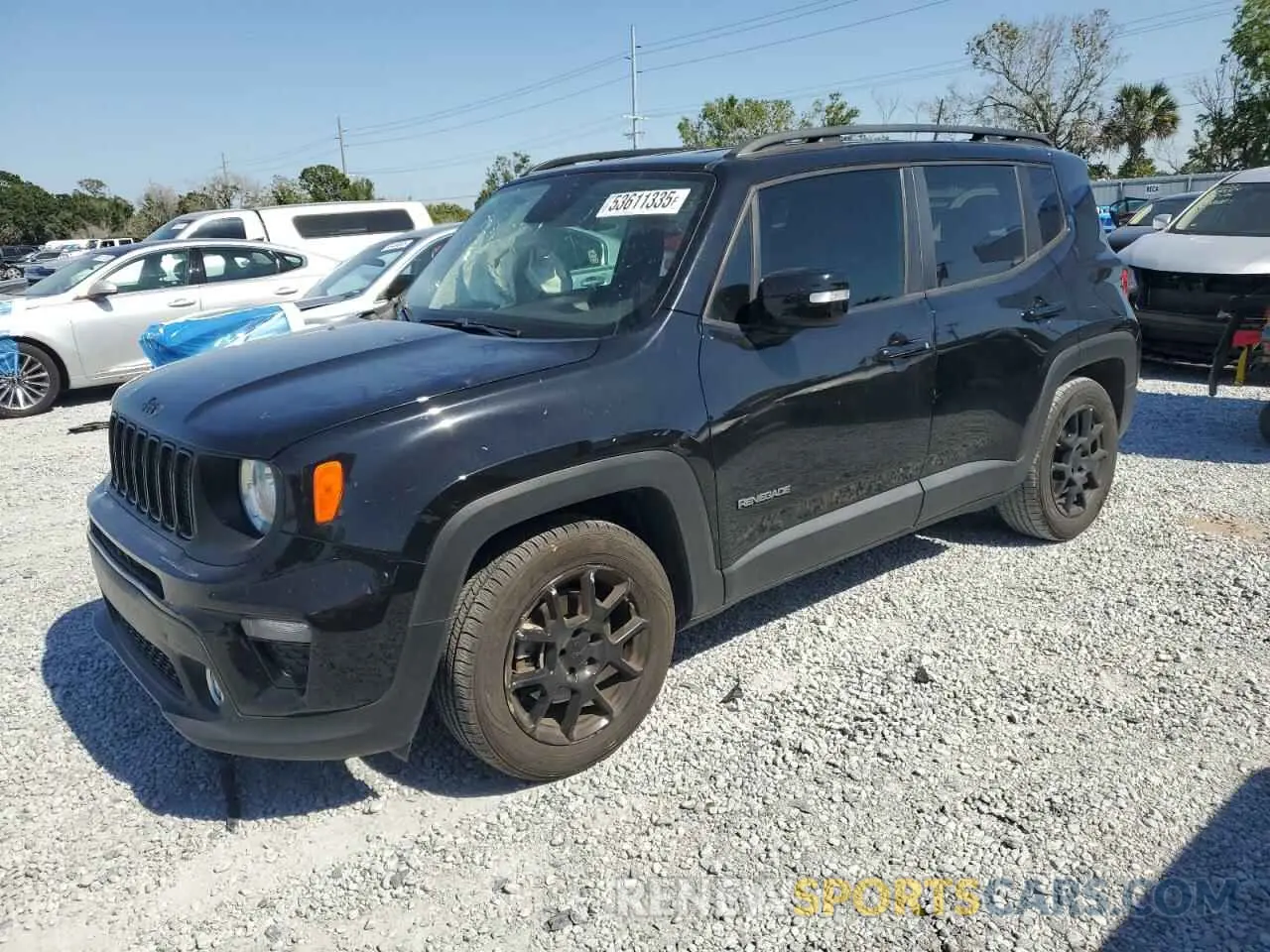 1 Фотография поврежденного автомобиля ZACNJABB1LPL87001 JEEP RENEGADE 2020