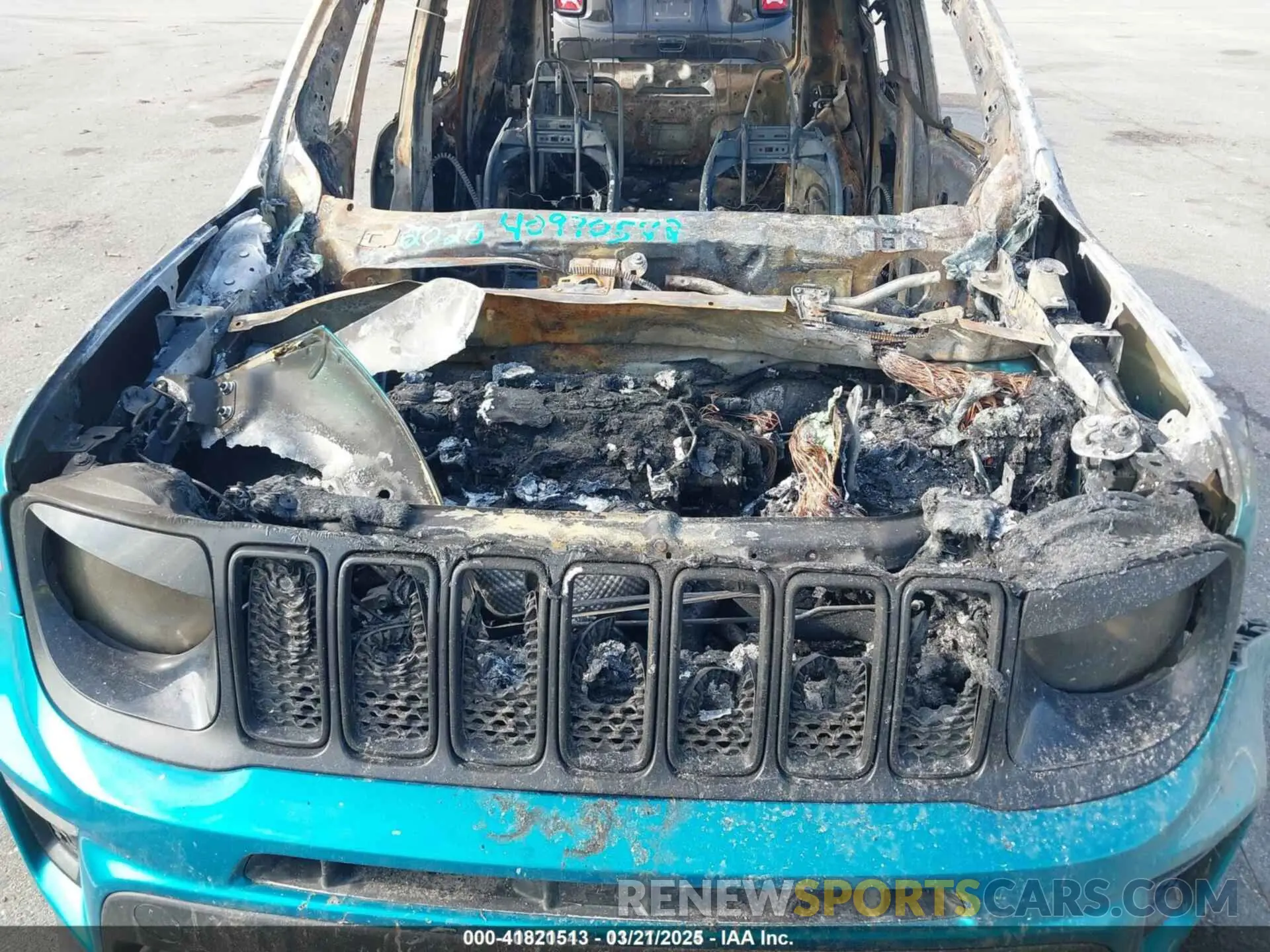 10 Photograph of a damaged car ZACNJABB2LPL83135 JEEP RENEGADE 2020