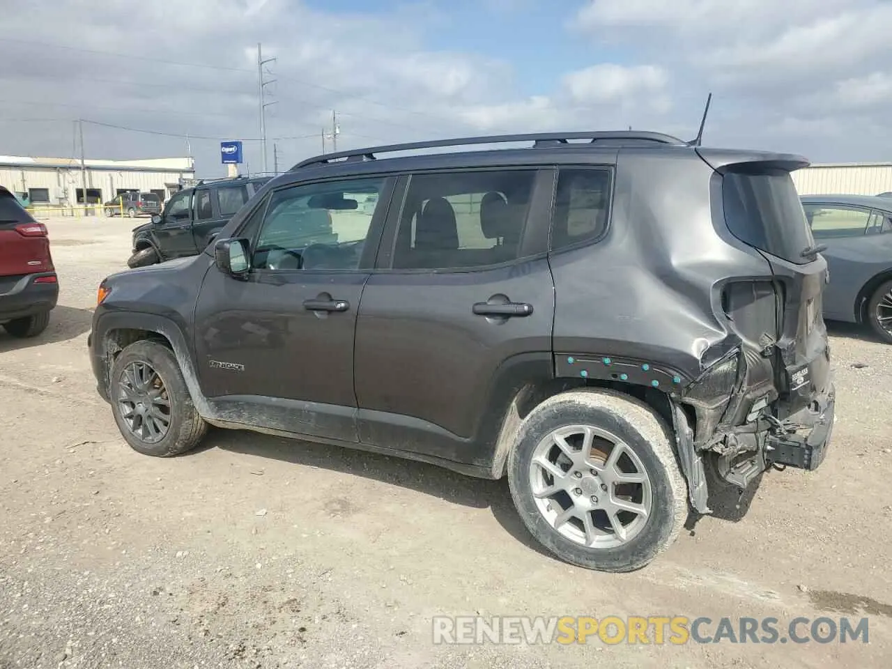 2 Photograph of a damaged car ZACNJABB5LPL67902 JEEP RENEGADE 2020