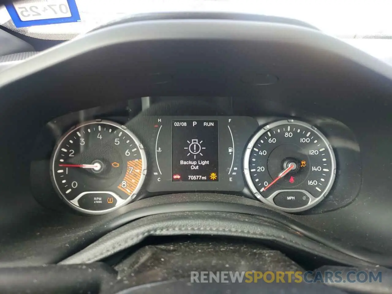 9 Photograph of a damaged car ZACNJABB5LPL67902 JEEP RENEGADE 2020