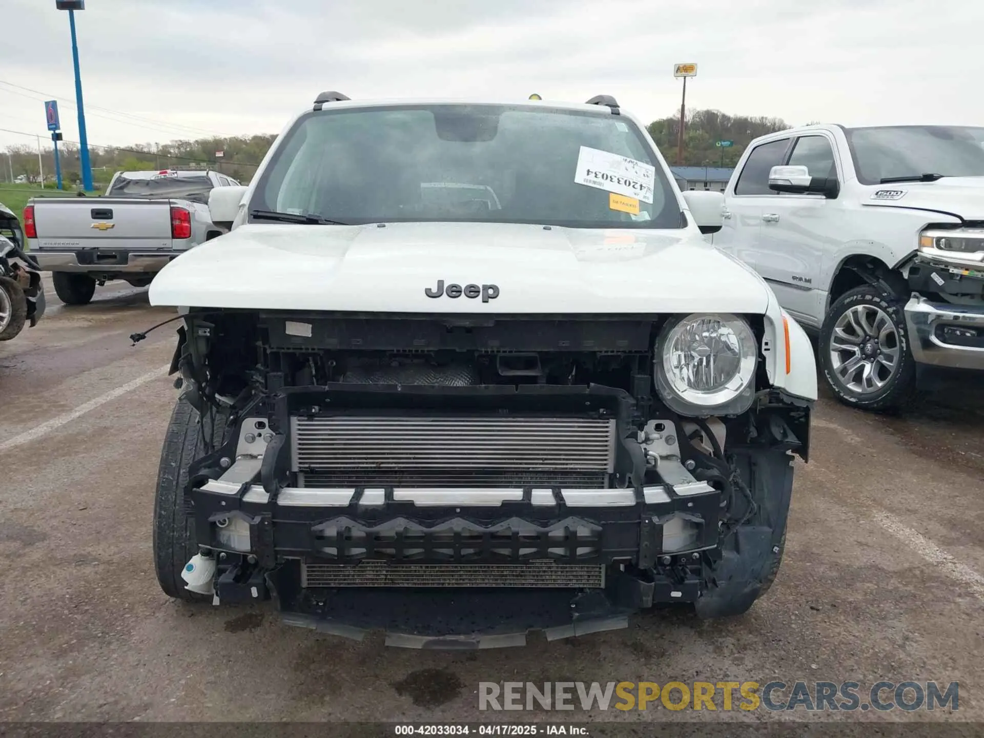 13 Photograph of a damaged car ZACNJABB6LPL16537 JEEP RENEGADE 2020