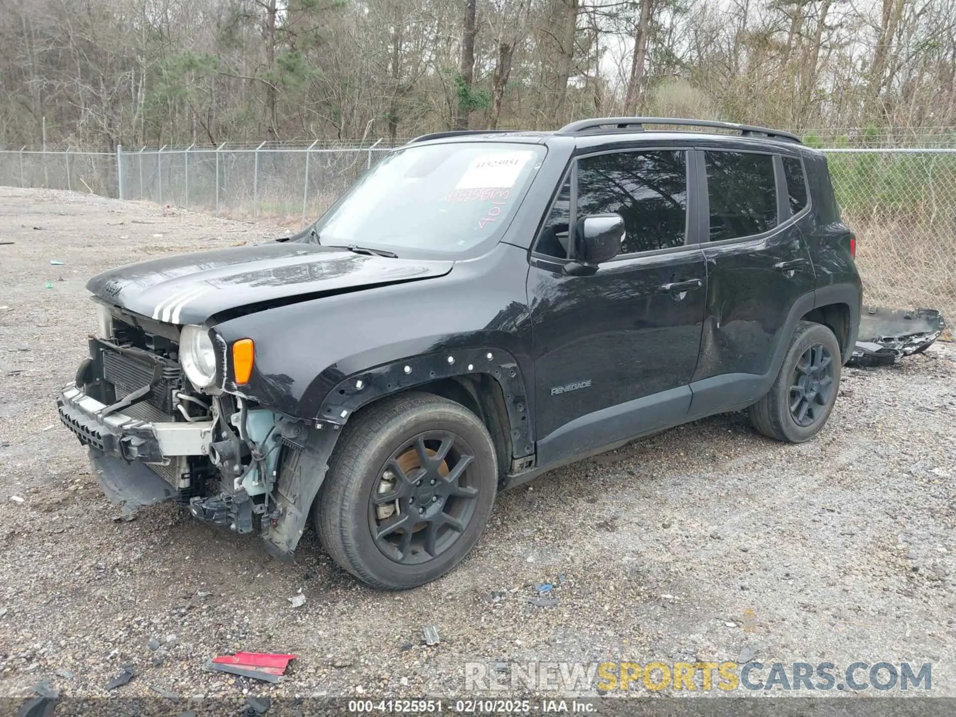 2 Photograph of a damaged car ZACNJABB6LPL74339 JEEP RENEGADE 2020