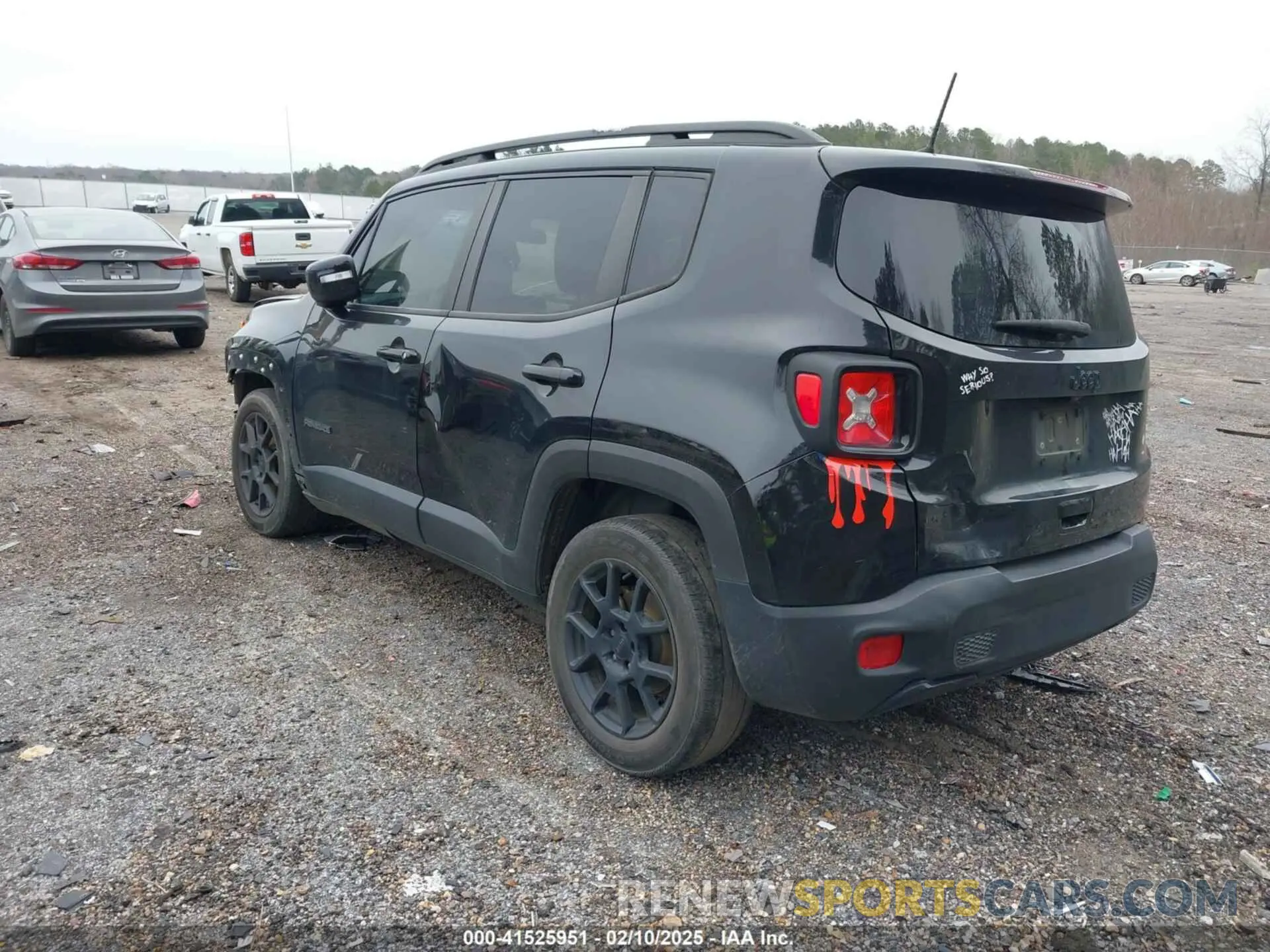 3 Photograph of a damaged car ZACNJABB6LPL74339 JEEP RENEGADE 2020