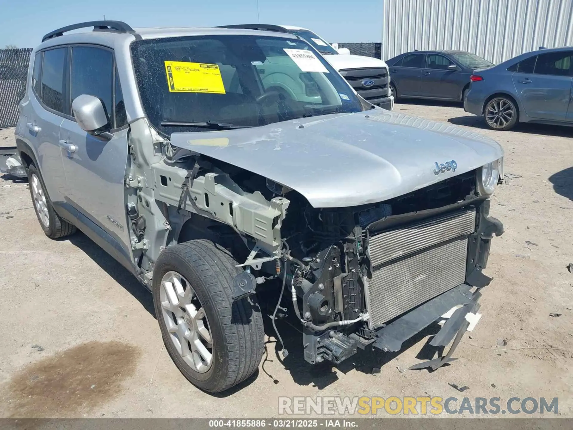 6 Photograph of a damaged car ZACNJABB8LPL11534 JEEP RENEGADE 2020