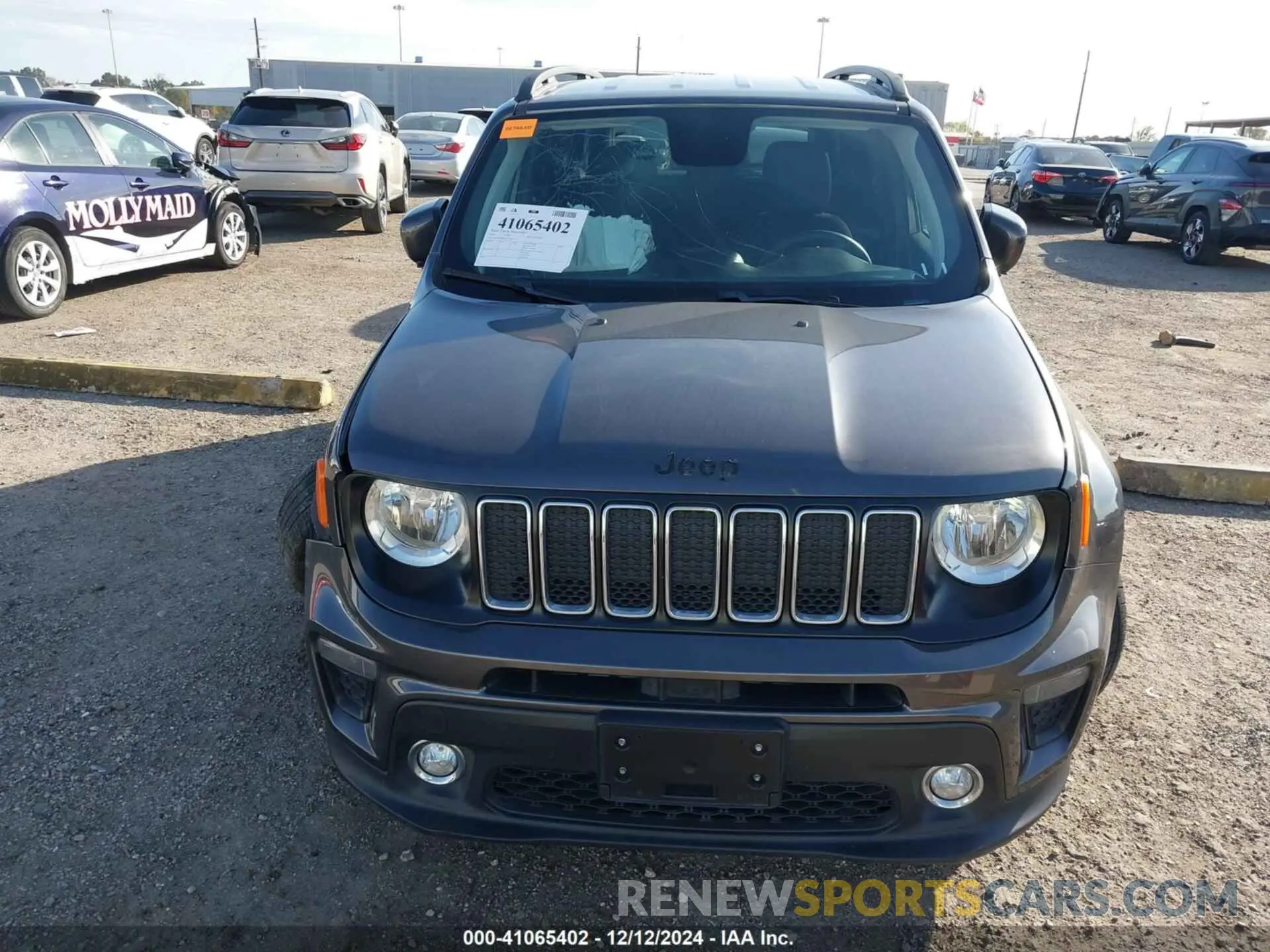 12 Photograph of a damaged car ZACNJABB8LPL25157 JEEP RENEGADE 2020