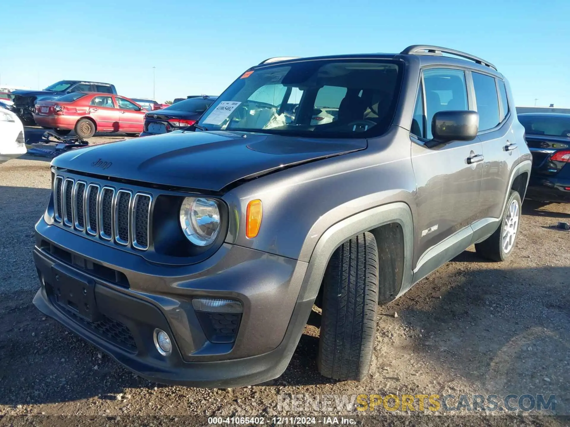 2 Photograph of a damaged car ZACNJABB8LPL25157 JEEP RENEGADE 2020