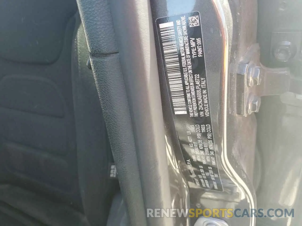 15 Photograph of a damaged car ZACNJABB8LPL46722 JEEP RENEGADE 2020