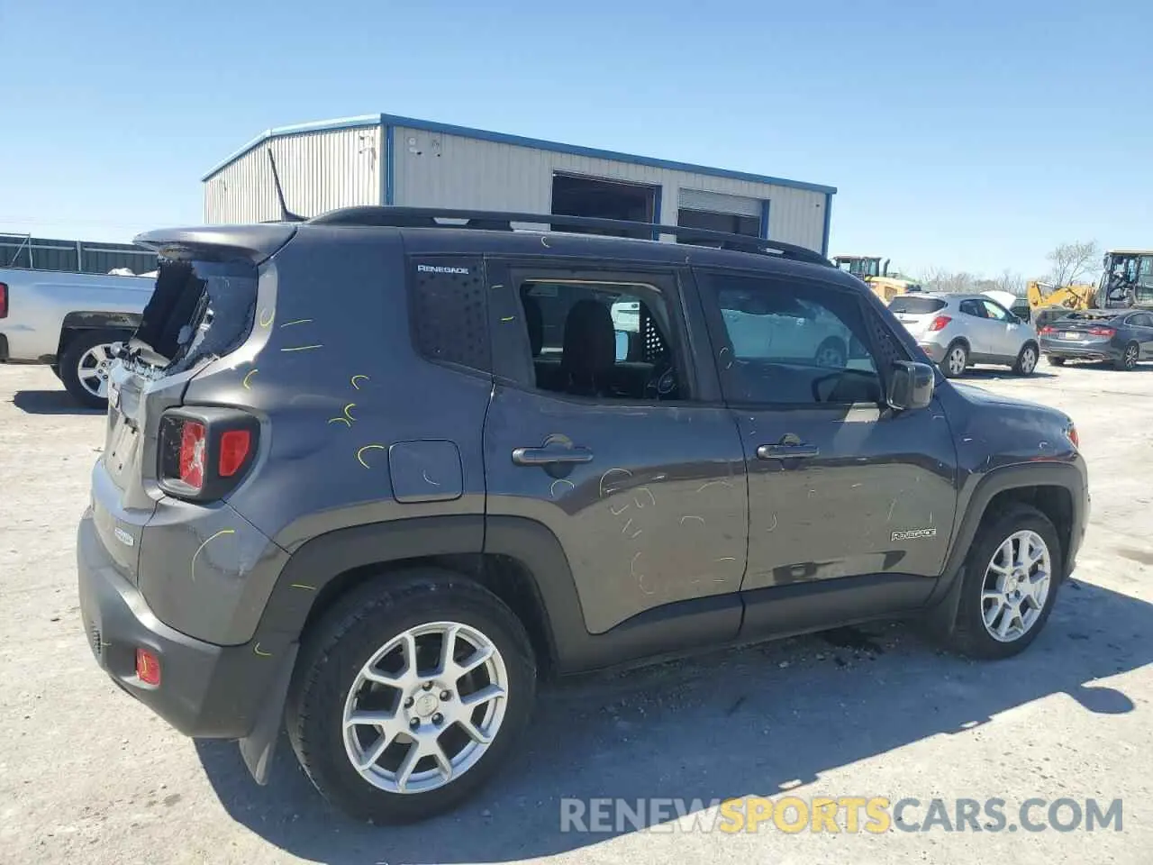 3 Photograph of a damaged car ZACNJABB8LPL46722 JEEP RENEGADE 2020