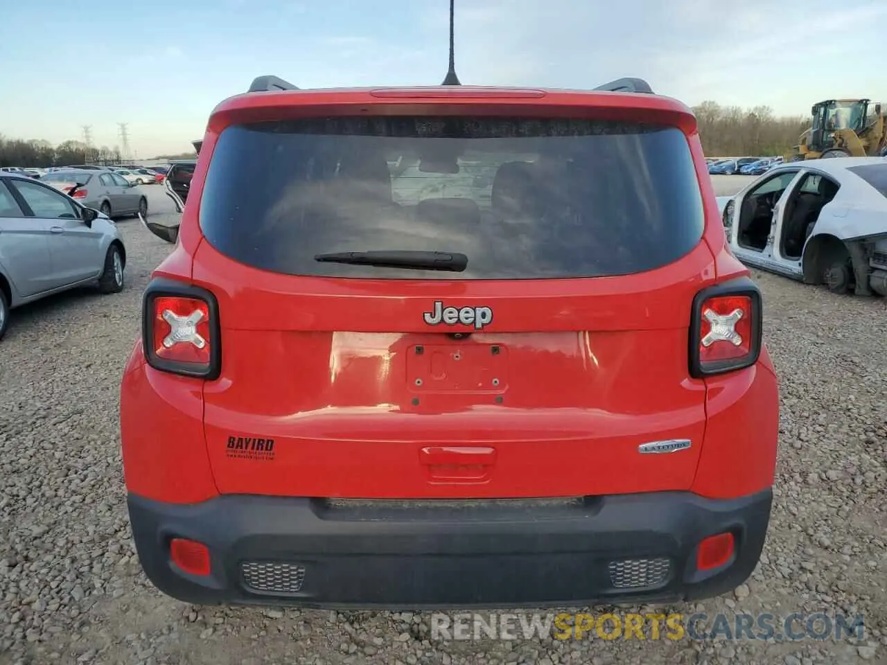 6 Photograph of a damaged car ZACNJABB9LPL50438 JEEP RENEGADE 2020