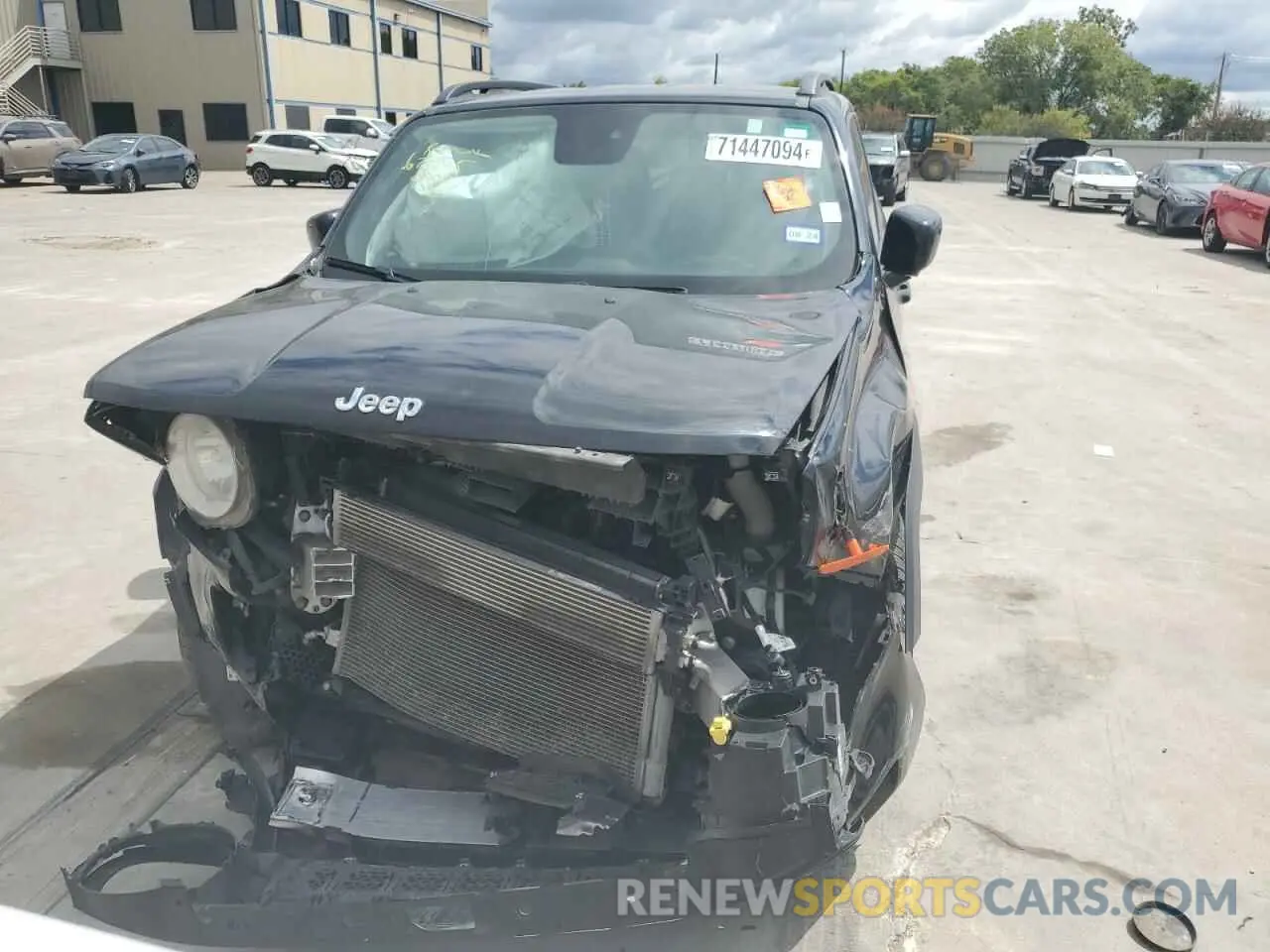 5 Photograph of a damaged car ZACNJABB9LPL58359 JEEP RENEGADE 2020