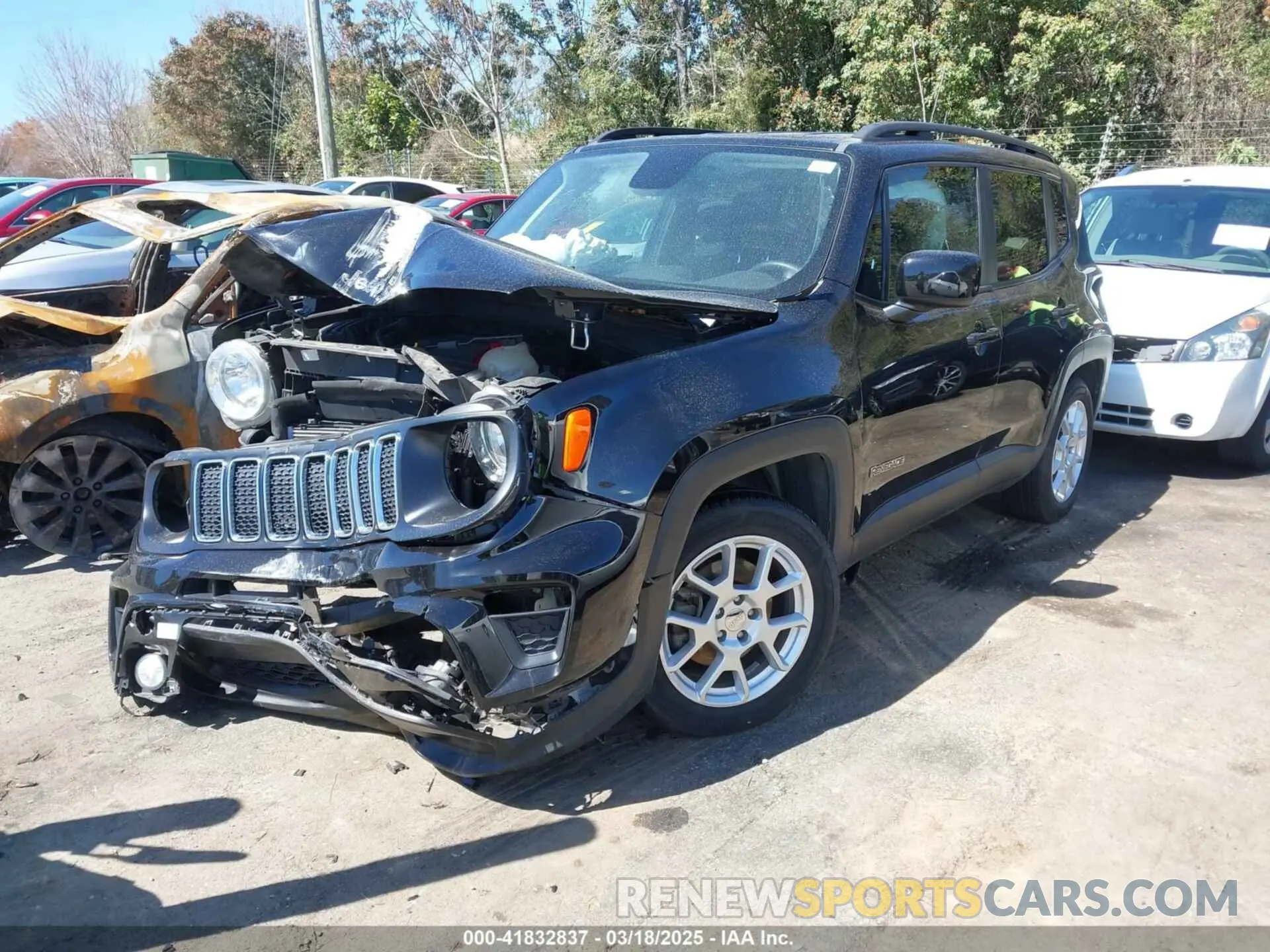 2 Photograph of a damaged car ZACNJABB9LPL63724 JEEP RENEGADE 2020