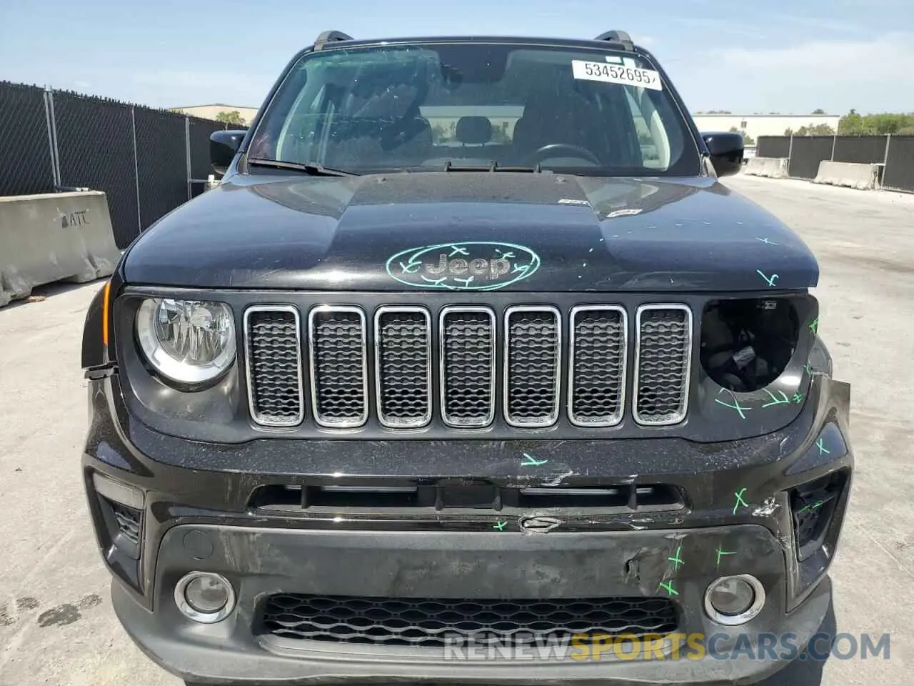 5 Photograph of a damaged car ZACNJABB9LPL65716 JEEP RENEGADE 2020