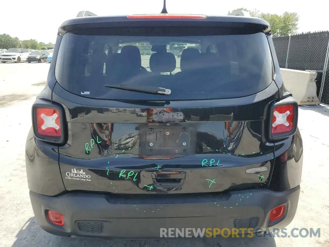 6 Photograph of a damaged car ZACNJABB9LPL65716 JEEP RENEGADE 2020