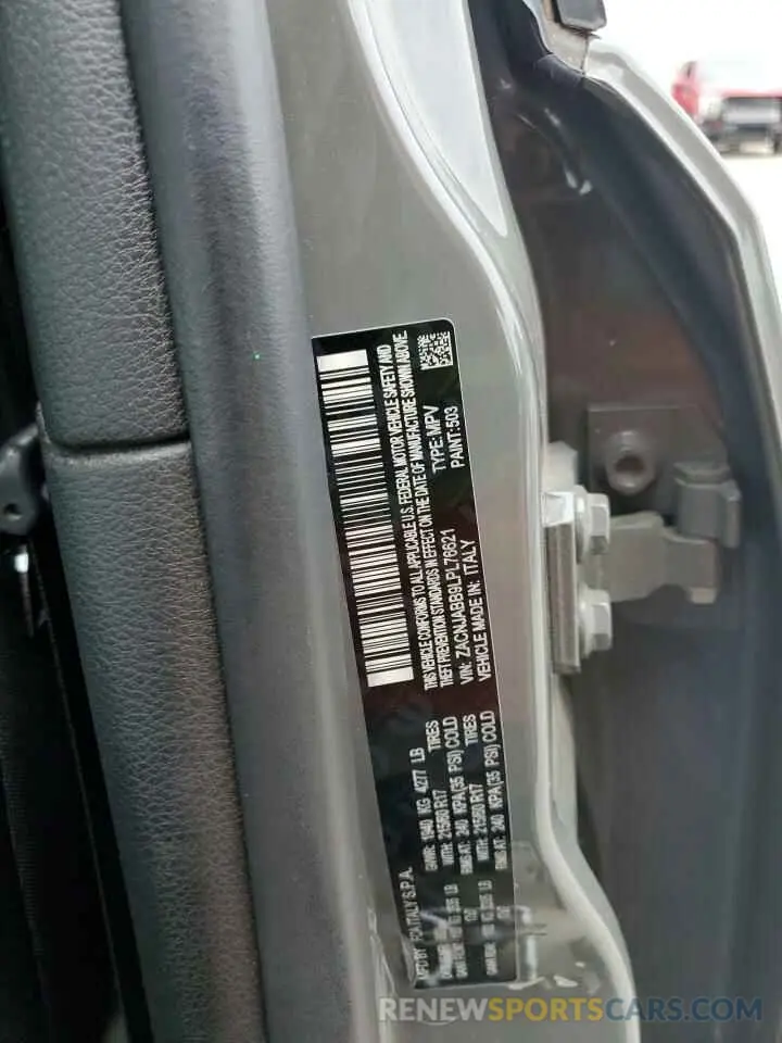 12 Photograph of a damaged car ZACNJABB9LPL76621 JEEP RENEGADE 2020