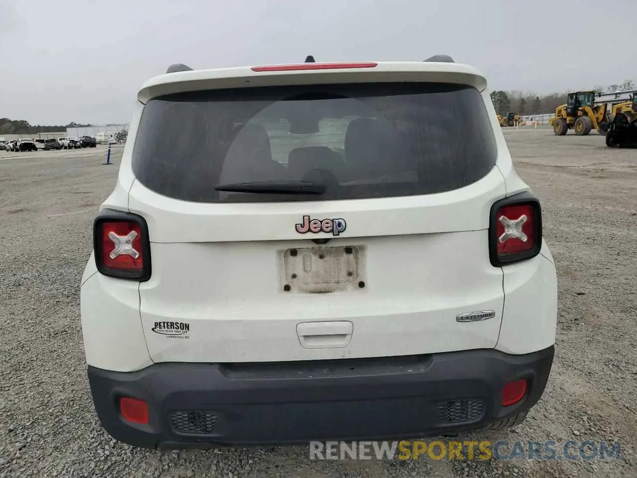 6 Photograph of a damaged car ZACNJABBXLPM03776 JEEP RENEGADE 2020