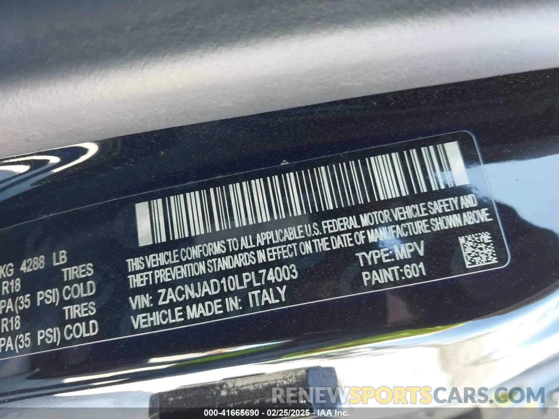 9 Фотография поврежденного автомобиля ZACNJAD10LPL74003 JEEP RENEGADE 2020