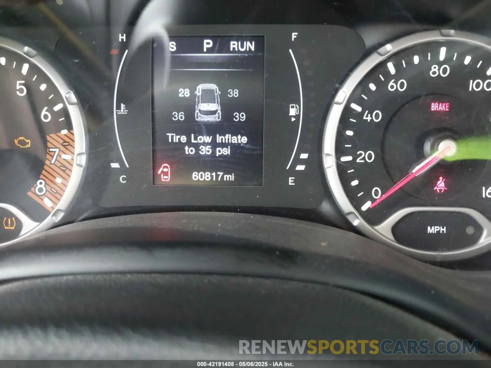 15 Photograph of a damaged car ZACNJBAB0LPL32160 JEEP RENEGADE 2020