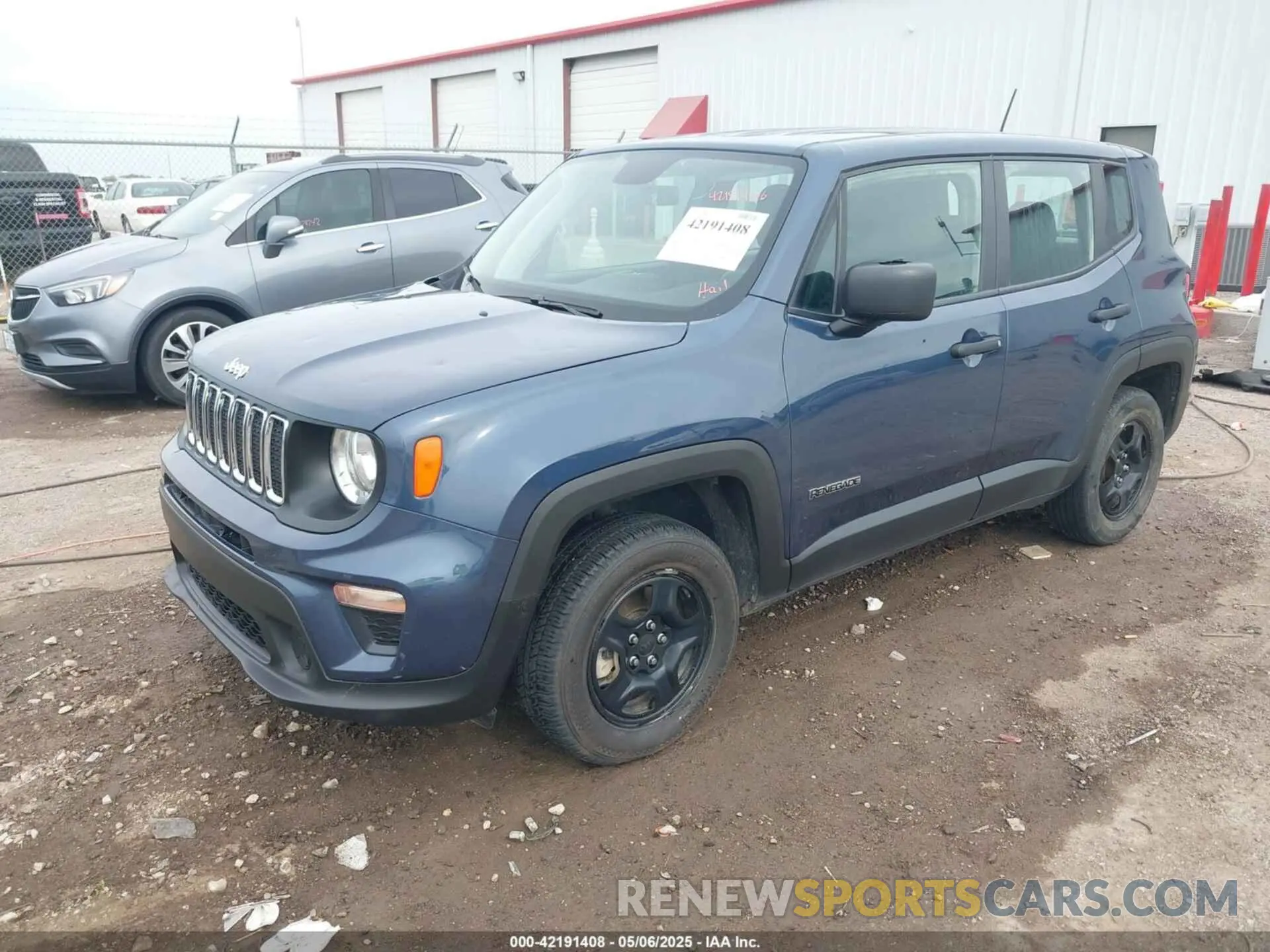 2 Photograph of a damaged car ZACNJBAB0LPL32160 JEEP RENEGADE 2020