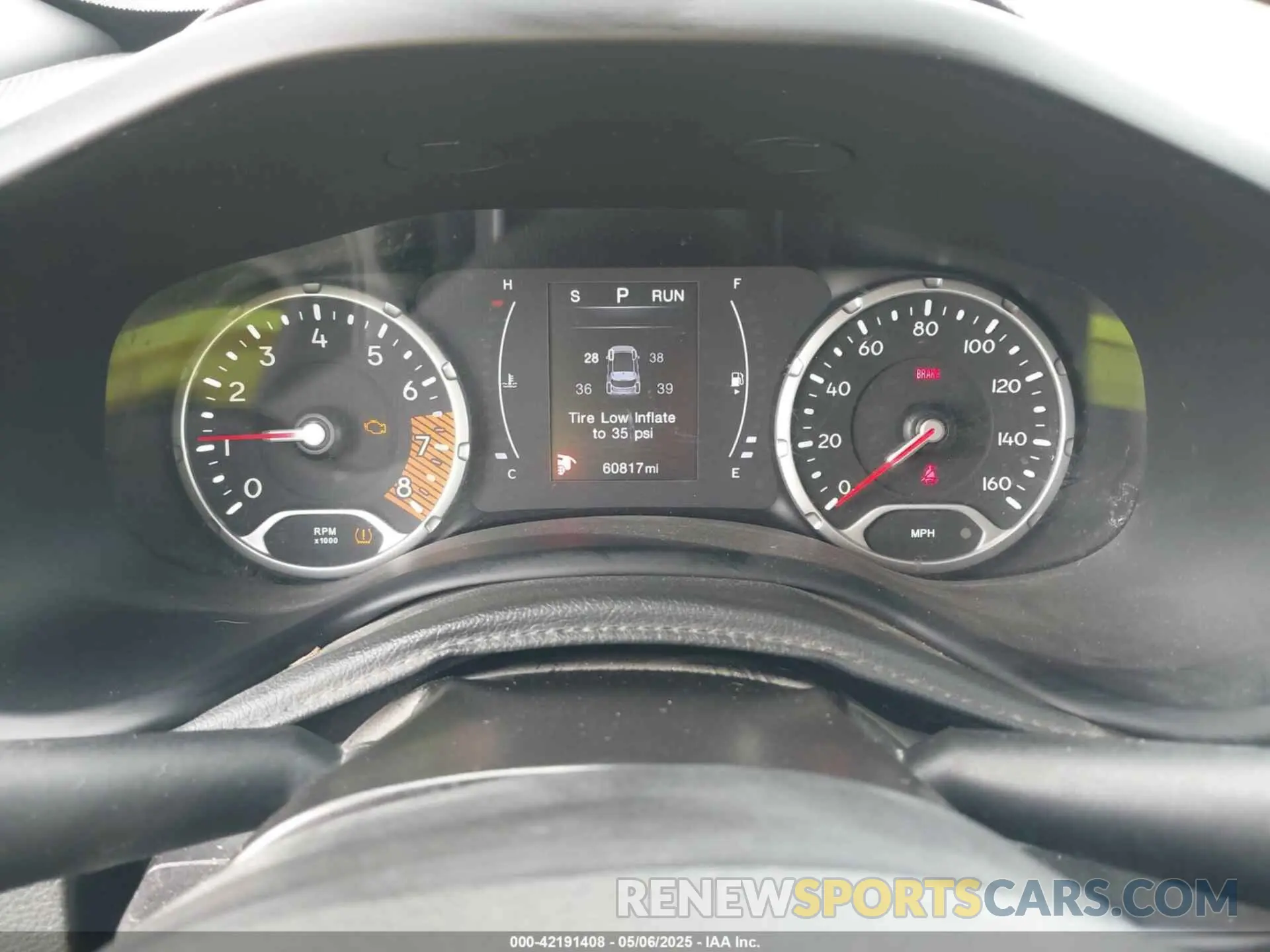 7 Photograph of a damaged car ZACNJBAB0LPL32160 JEEP RENEGADE 2020