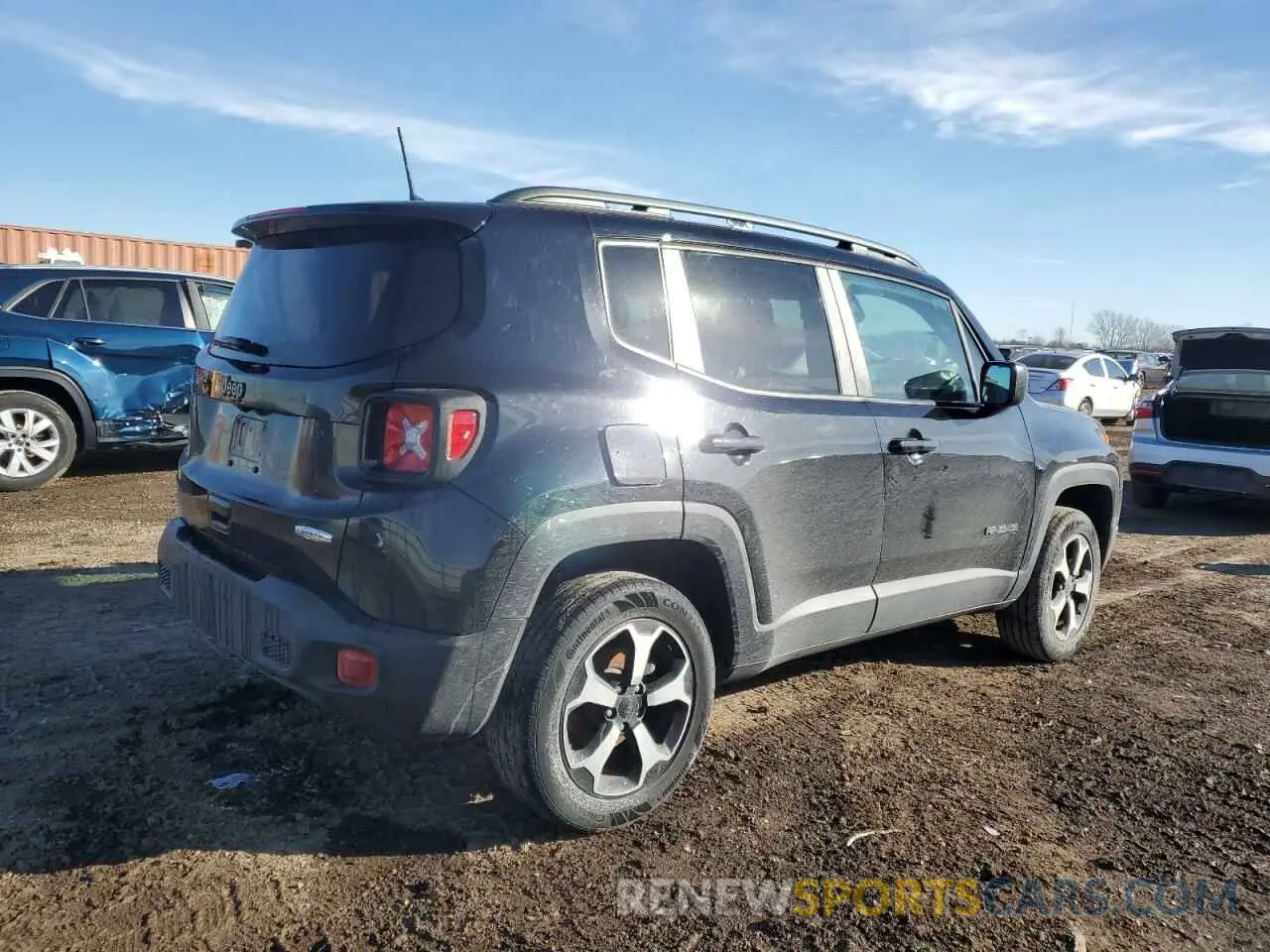 3 Фотография поврежденного автомобиля ZACNJBAB0LPL57205 JEEP RENEGADE 2020