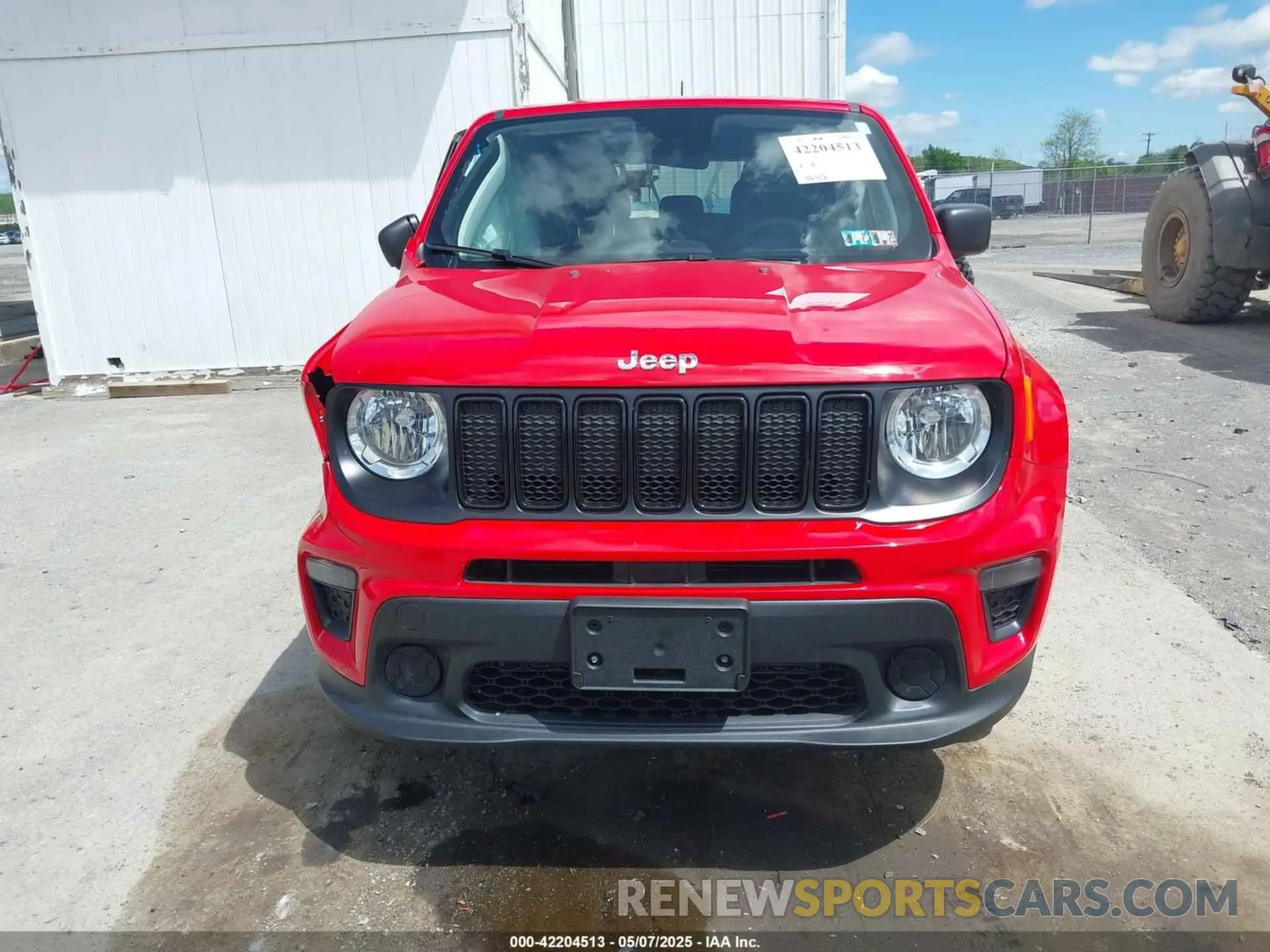 12 Photograph of a damaged car ZACNJBAB0LPM08654 JEEP RENEGADE 2020