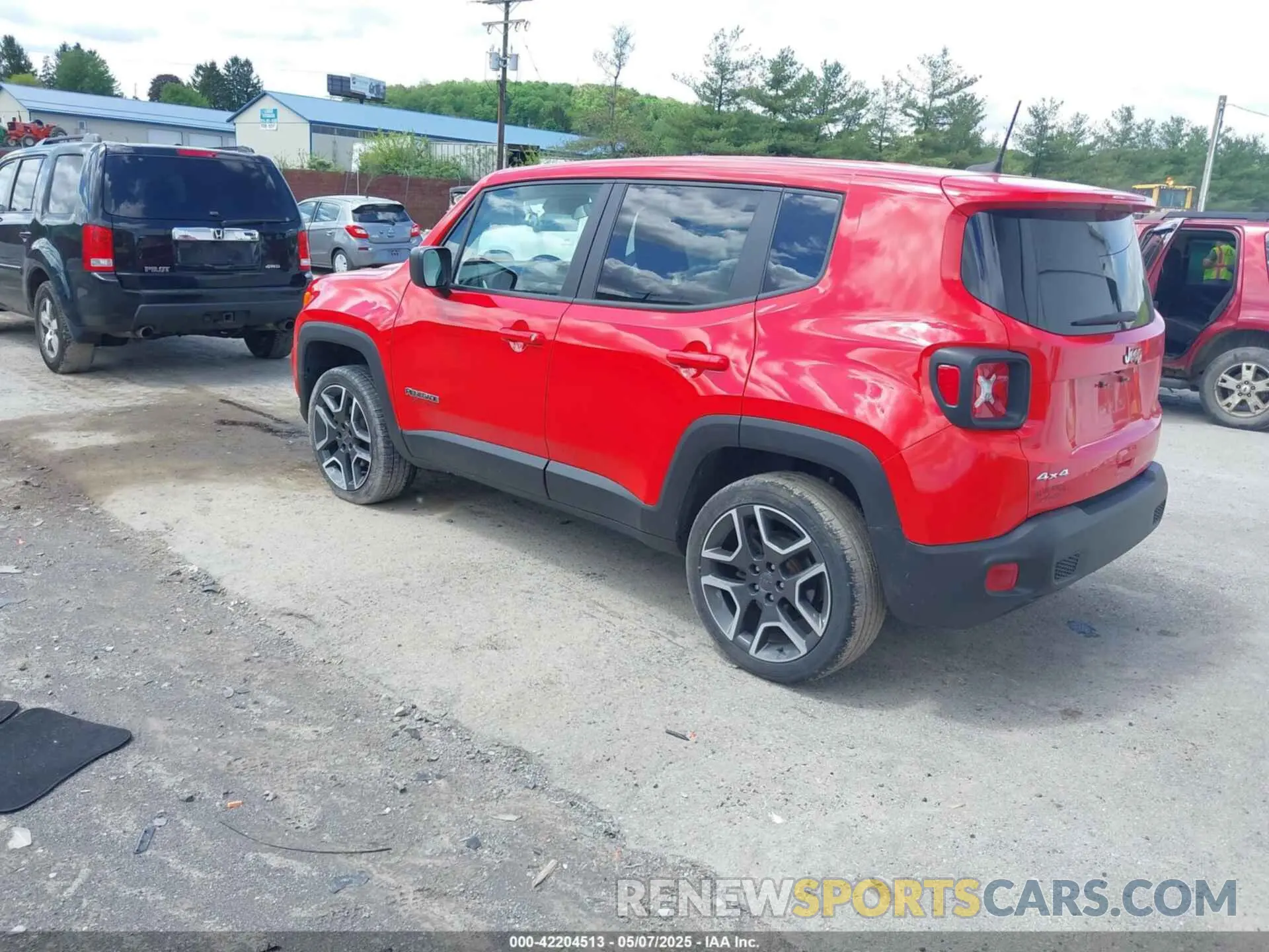 3 Photograph of a damaged car ZACNJBAB0LPM08654 JEEP RENEGADE 2020