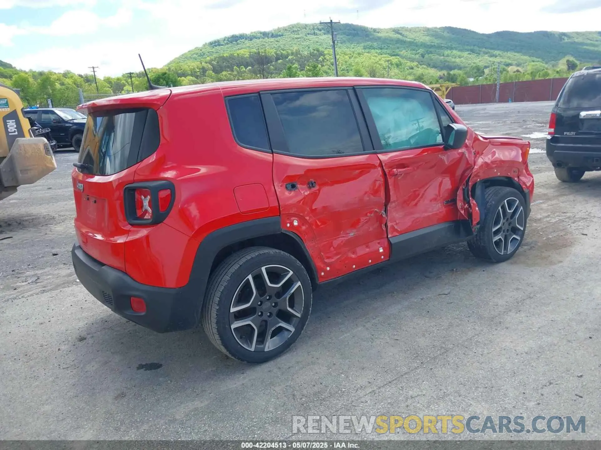 4 Photograph of a damaged car ZACNJBAB0LPM08654 JEEP RENEGADE 2020