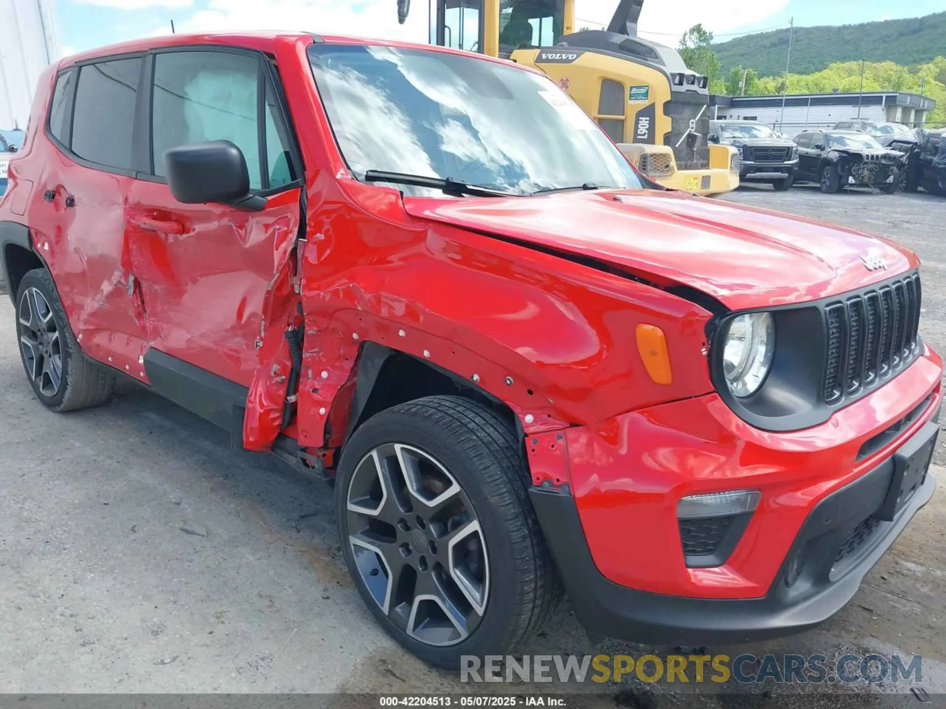 6 Photograph of a damaged car ZACNJBAB0LPM08654 JEEP RENEGADE 2020