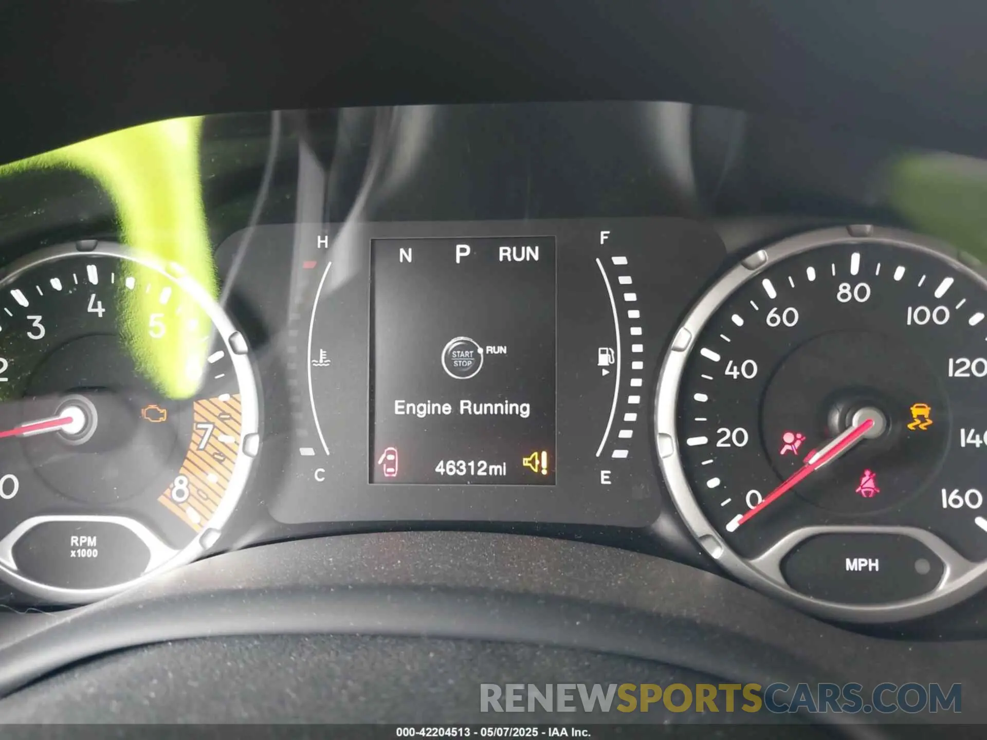 7 Photograph of a damaged car ZACNJBAB0LPM08654 JEEP RENEGADE 2020