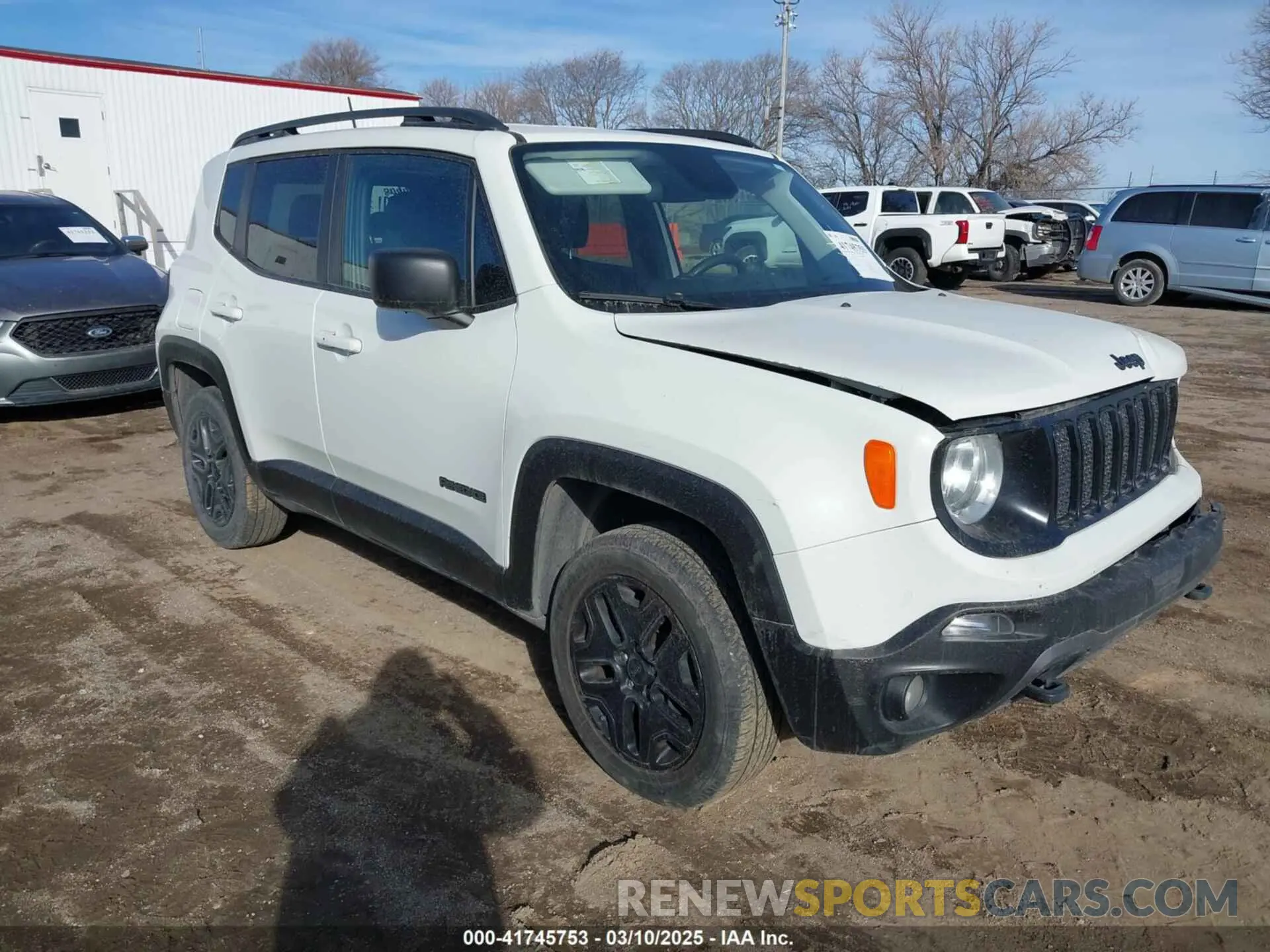 1 Photograph of a damaged car ZACNJBAB2LPL00570 JEEP RENEGADE 2020