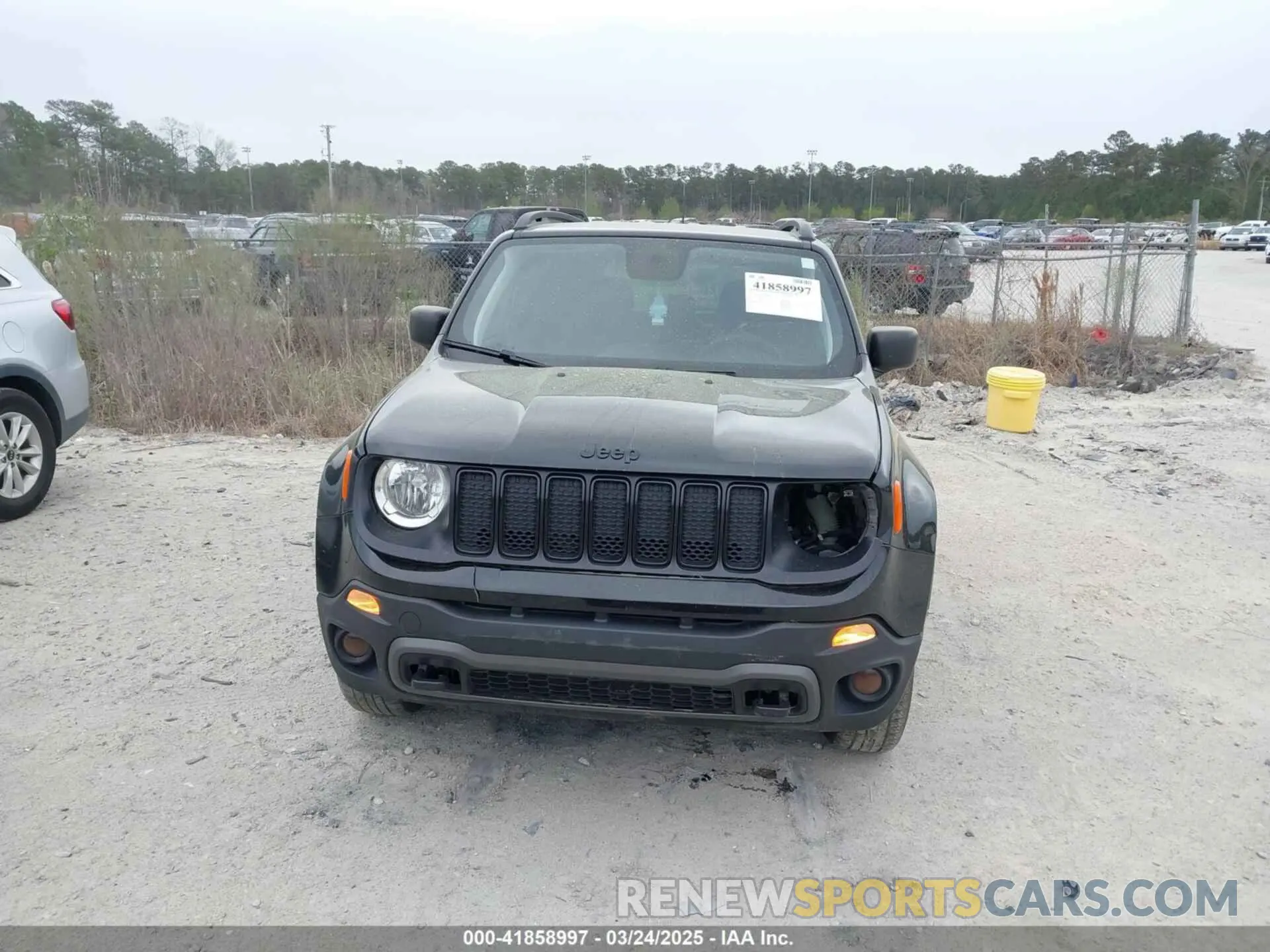 6 Photograph of a damaged car ZACNJBAB7LPK90621 JEEP RENEGADE 2020