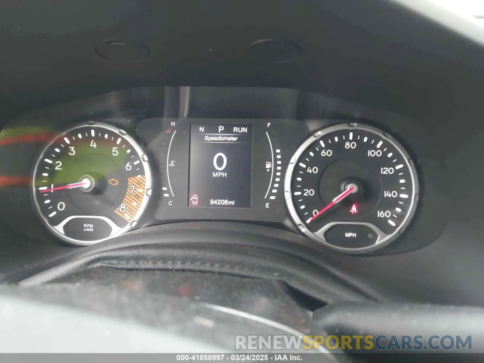7 Photograph of a damaged car ZACNJBAB7LPK90621 JEEP RENEGADE 2020