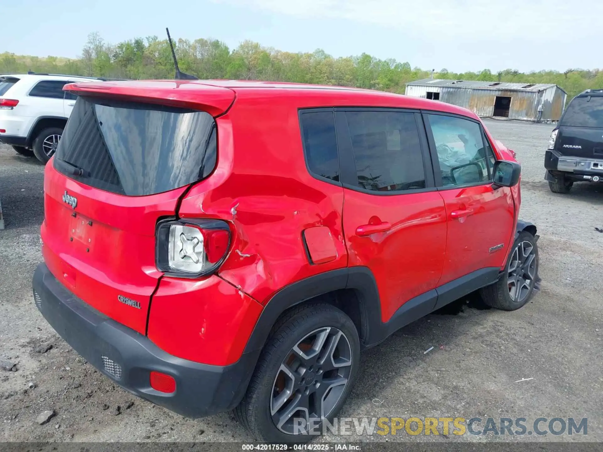 4 Фотография поврежденного автомобиля ZACNJBAB7LPL75071 JEEP RENEGADE 2020