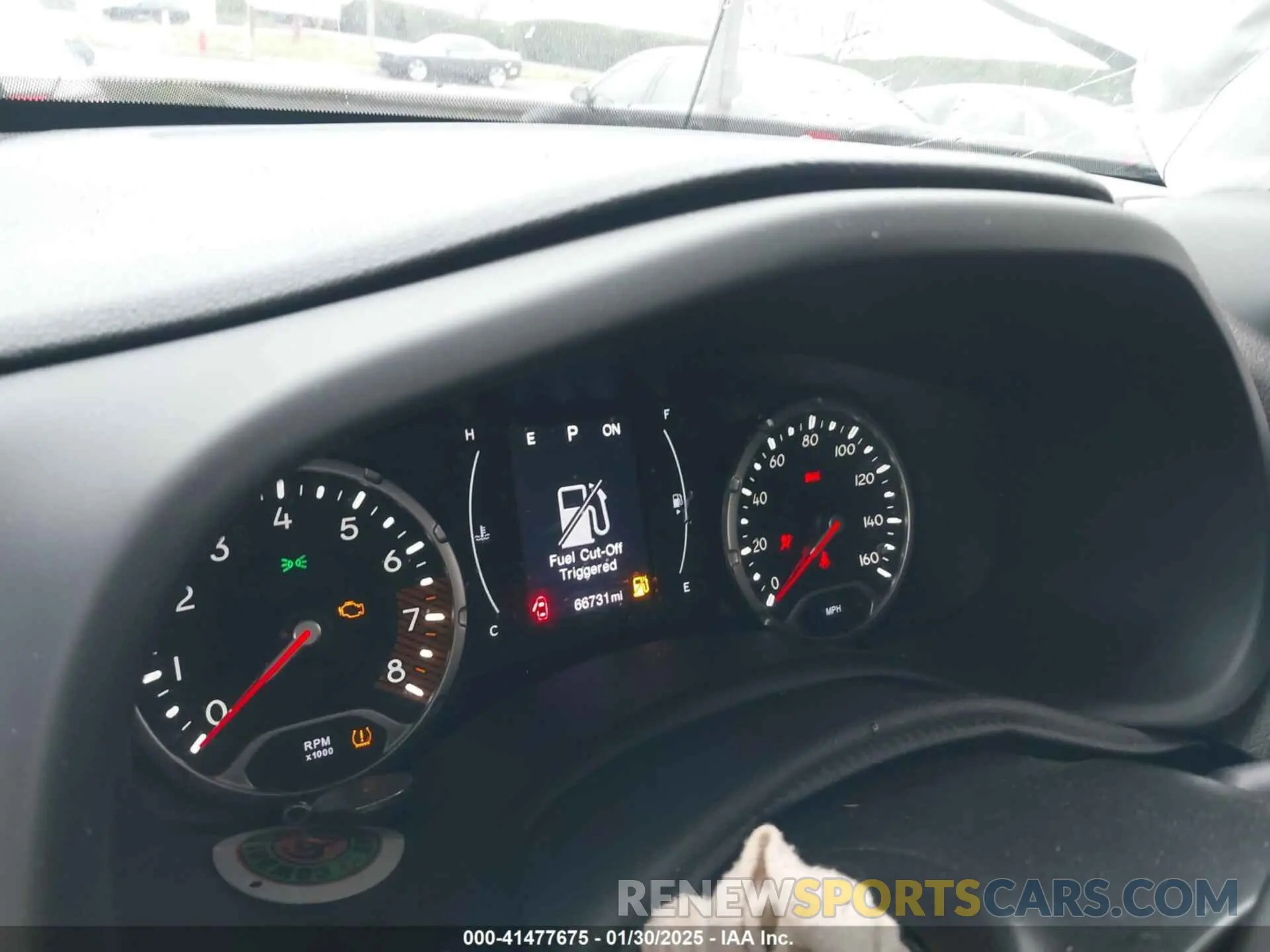 7 Photograph of a damaged car ZACNJBAB8LPL52205 JEEP RENEGADE 2020