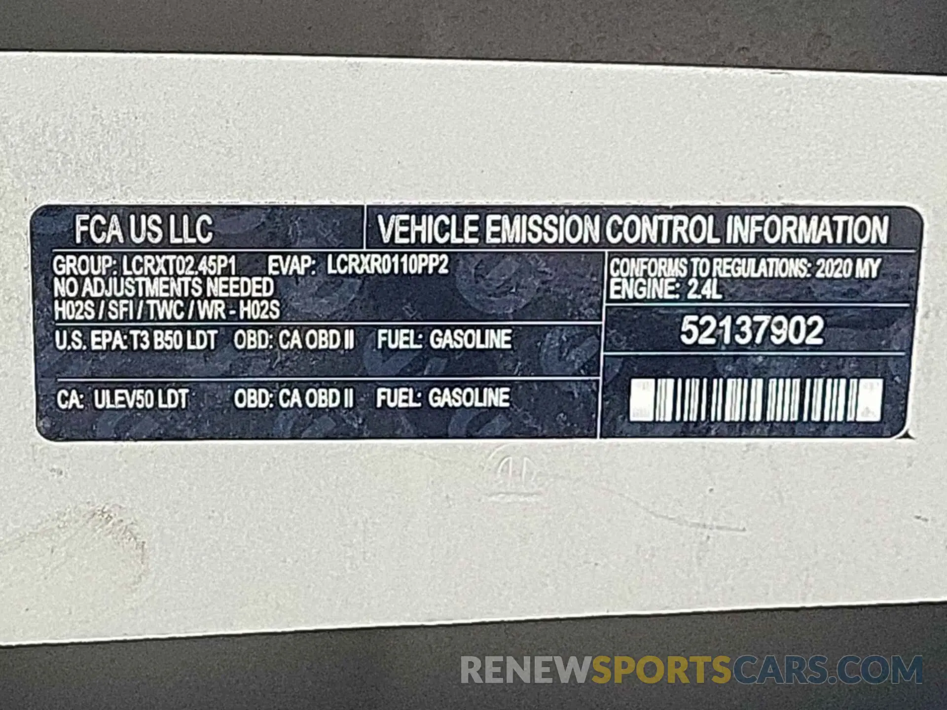14 Фотография поврежденного автомобиля ZACNJBAB9LPL47577 JEEP RENEGADE 2020