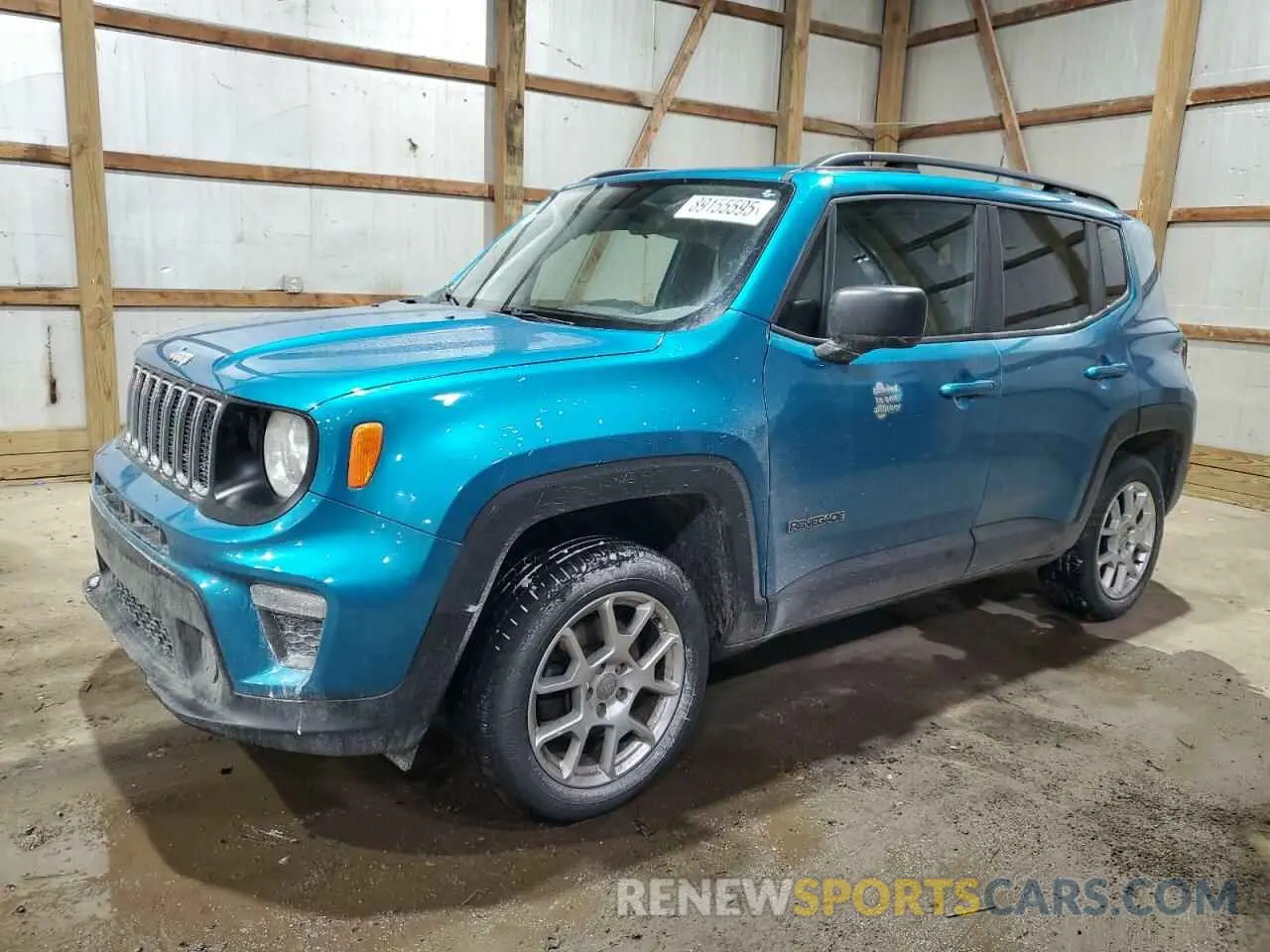 1 Photograph of a damaged car ZACNJBABXLPL13521 JEEP RENEGADE 2020