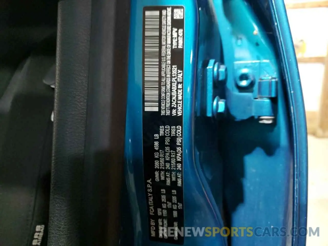 15 Photograph of a damaged car ZACNJBABXLPL13521 JEEP RENEGADE 2020