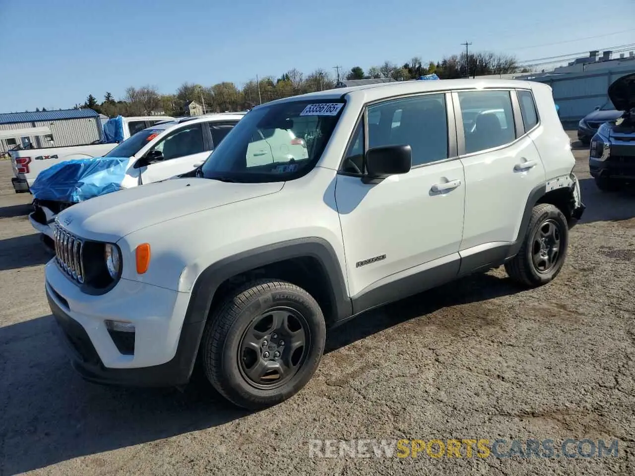 1 Photograph of a damaged car ZACNJBABXLPL15799 JEEP RENEGADE 2020